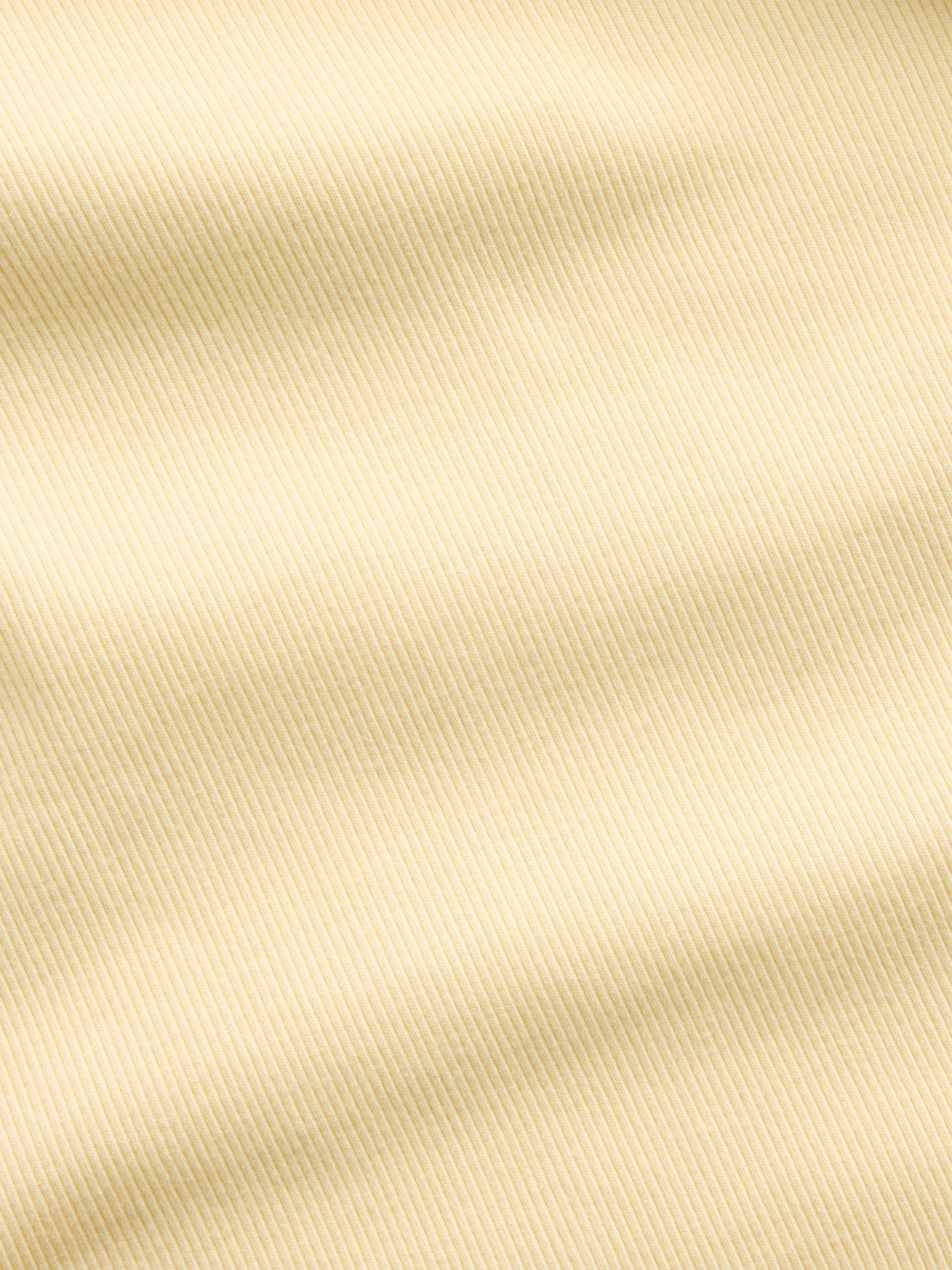 Yellow Rib Scoop Vest - Image 4 of 4