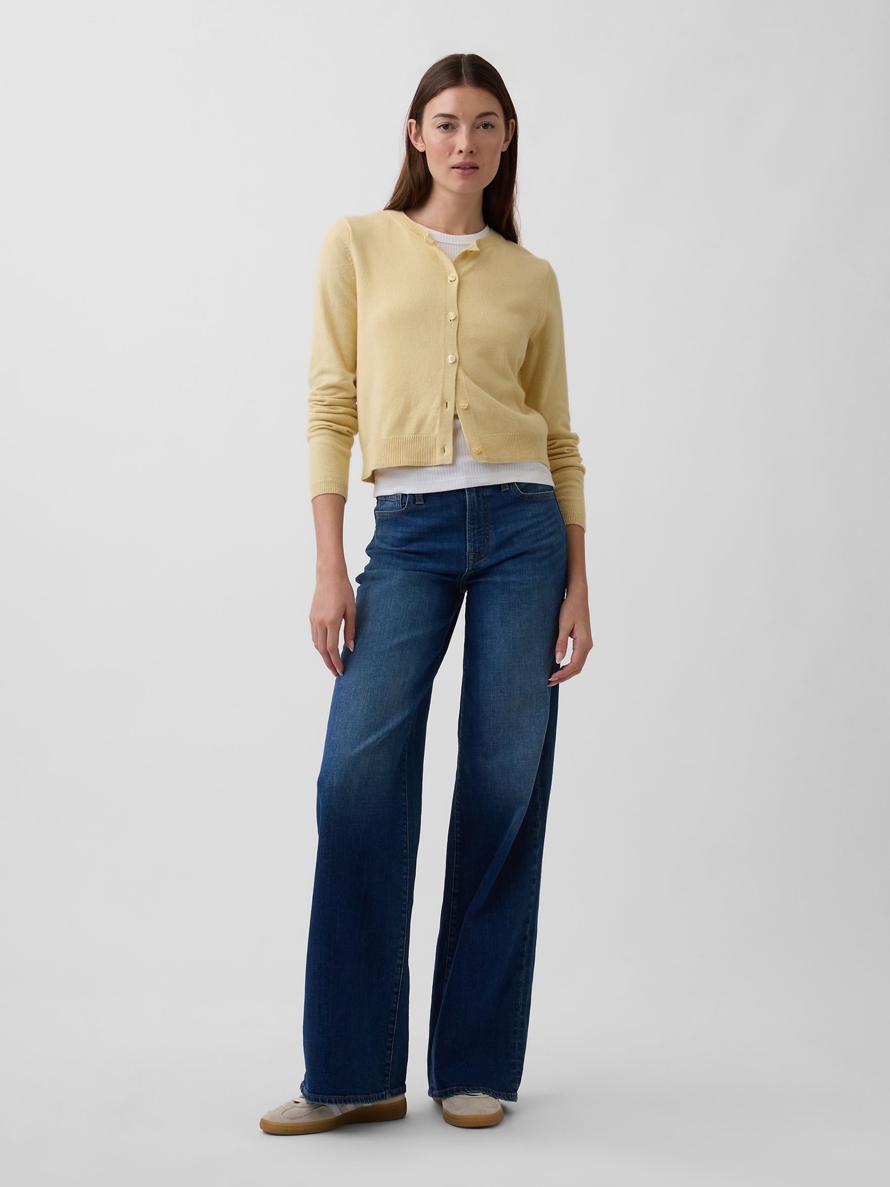 Medium Wash Mid Rise Wide-Leg Jeans - Image 6 of 6 Medium Wash Mid Rise Wide-Leg Jeans - Image 6 of 6