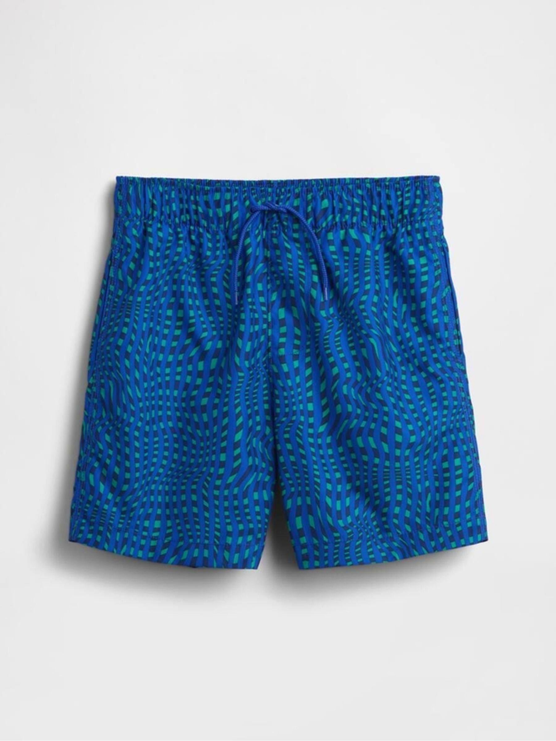 Blue 5 Inch Swim Trunks (4-13yrs) - Image 1 of 3
