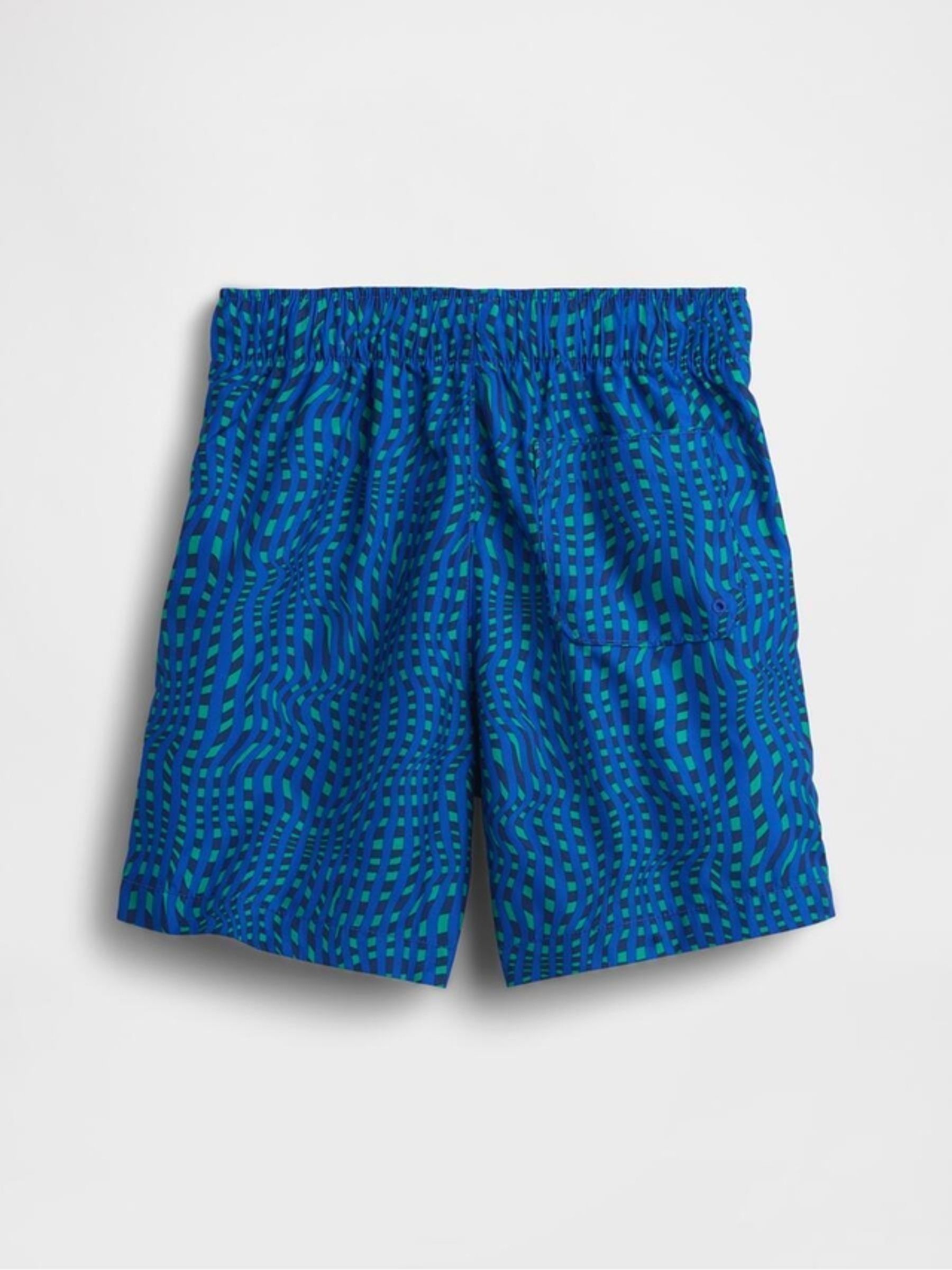 Blue 5 Inch Swim Trunks (4-13yrs) - Image 2 of 3