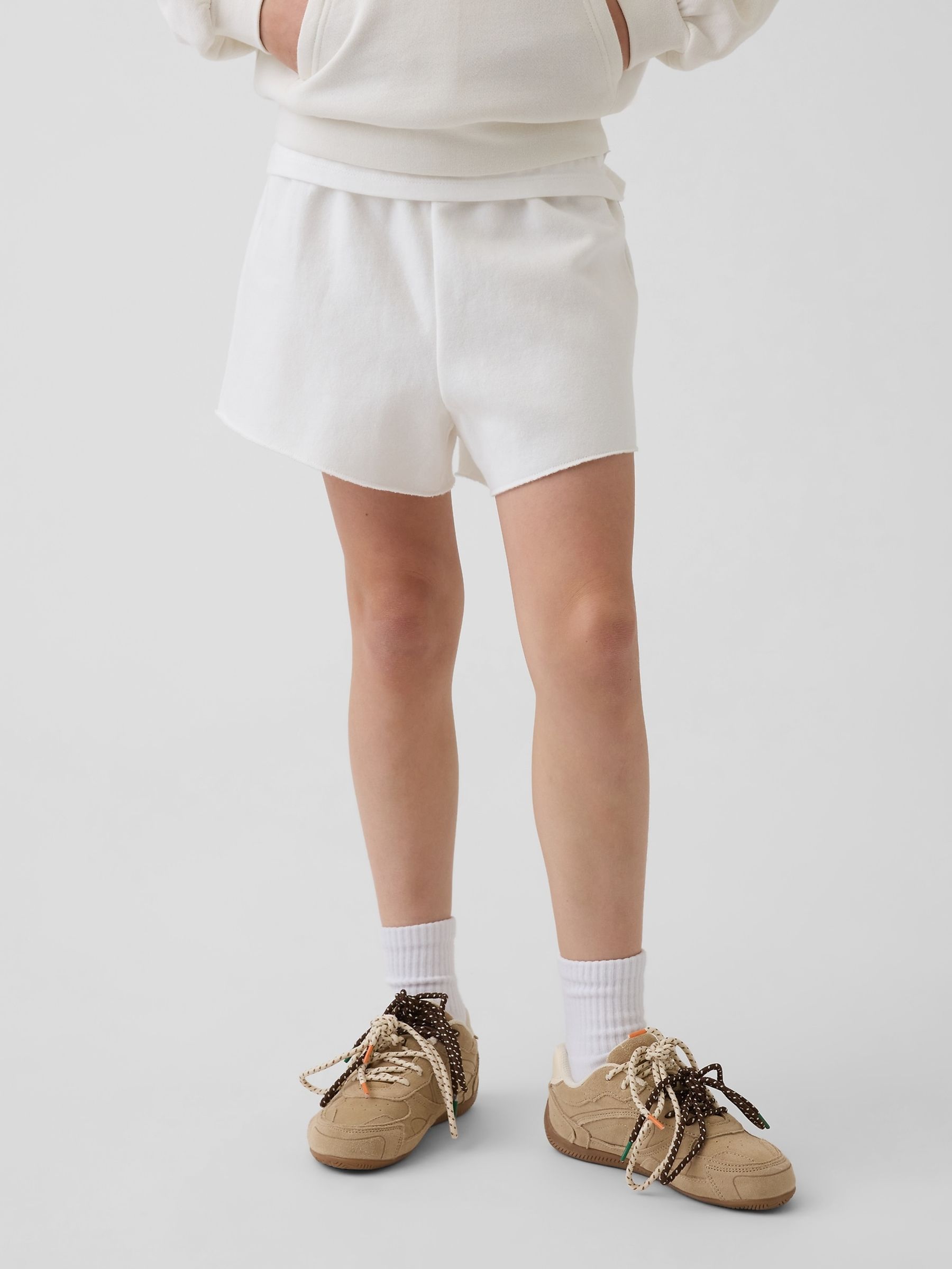 Cream VintageSoft Relaxed Sweat Shorts - Image 1 of 5