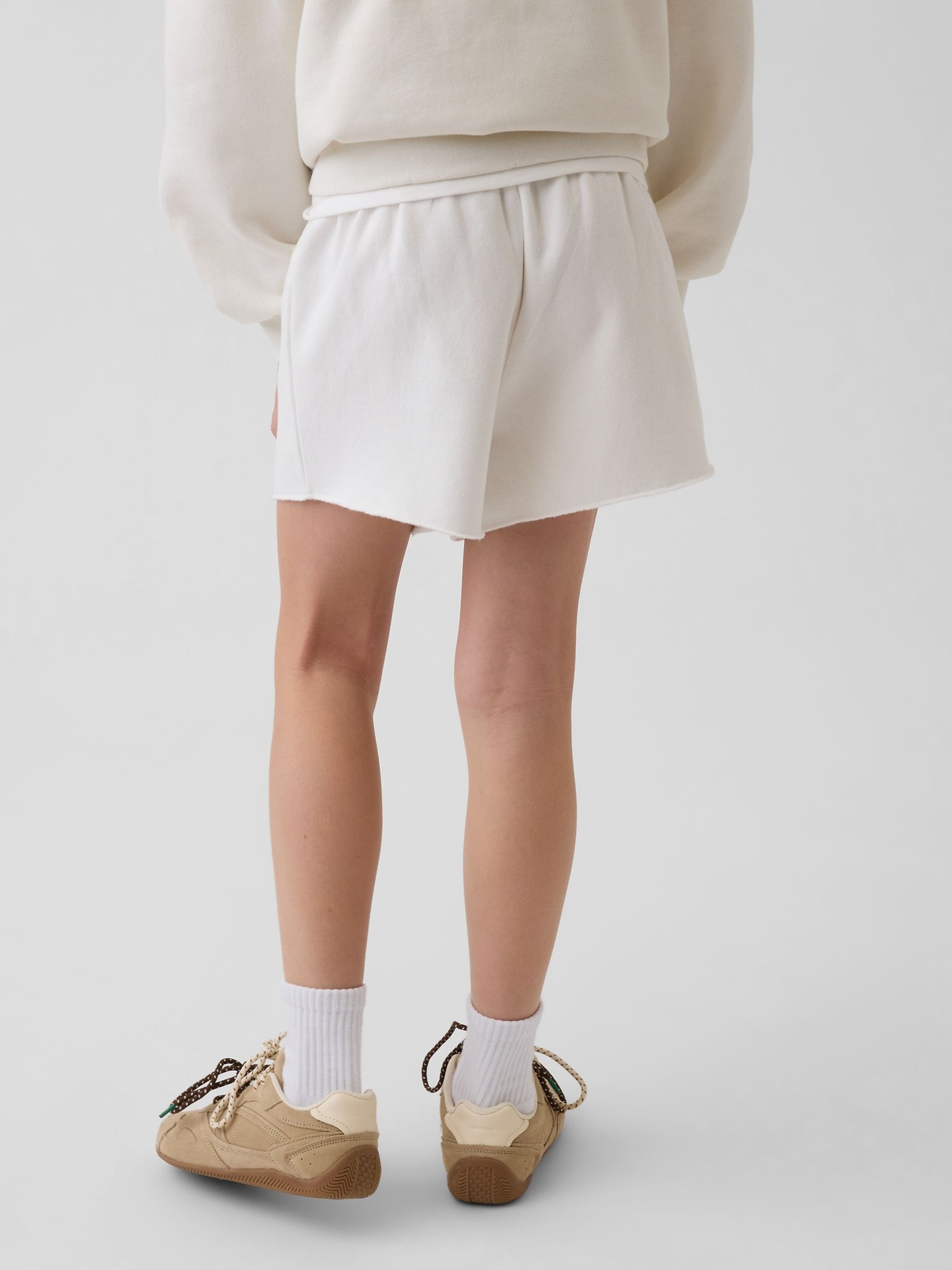 Cream VintageSoft Relaxed Sweat Shorts - Image 2 of 5