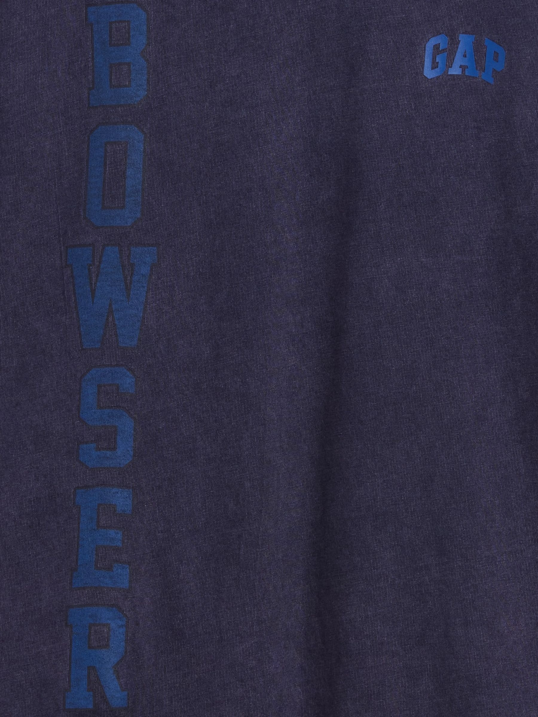 Navy Bowser Super Mario Relaxed Graphic T-Shirt - Image 5 of 5