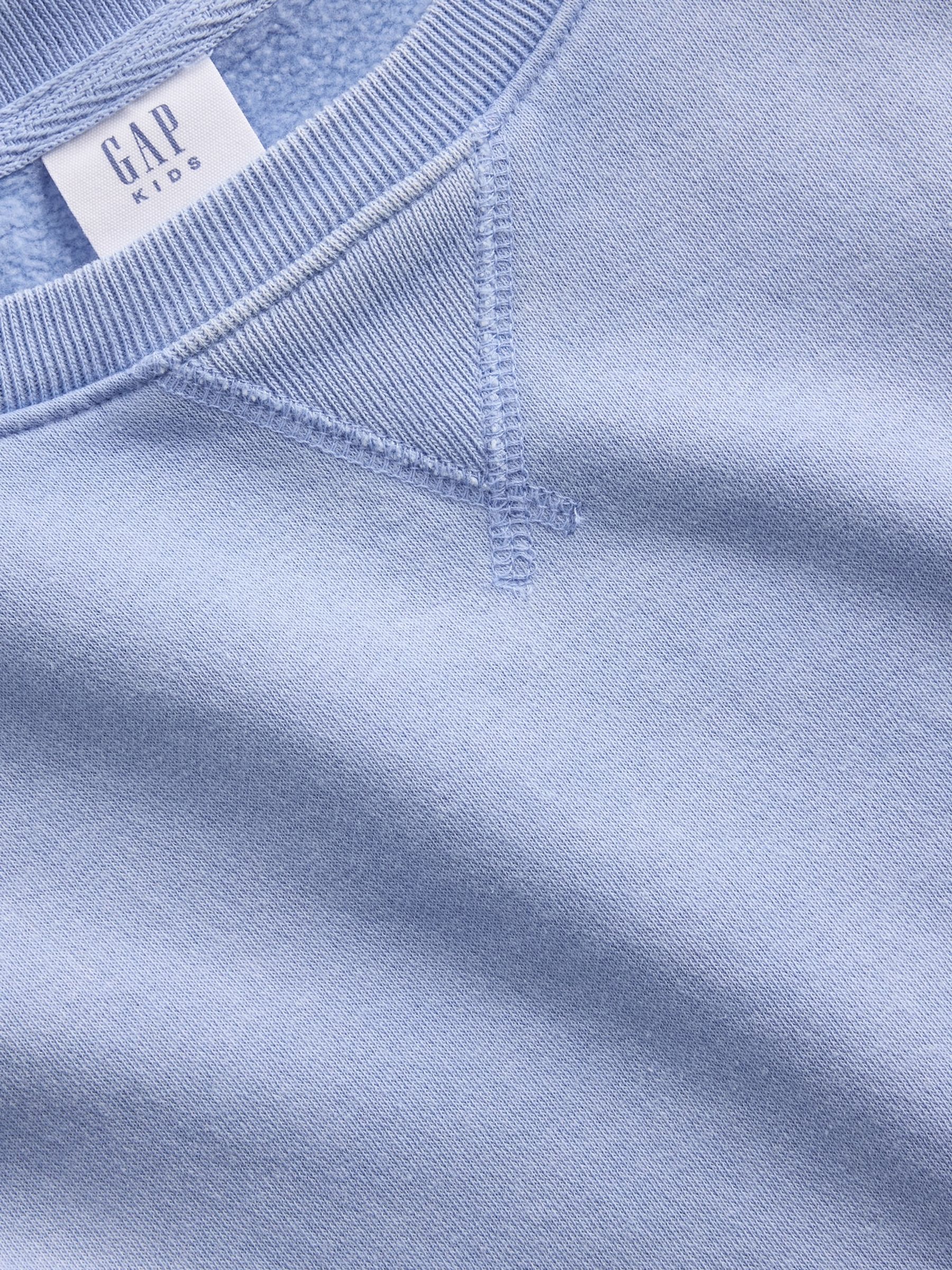 Blue VintageSoft Oversized Longline Sweatshirt (4-13yrs) - Image 5 of 5