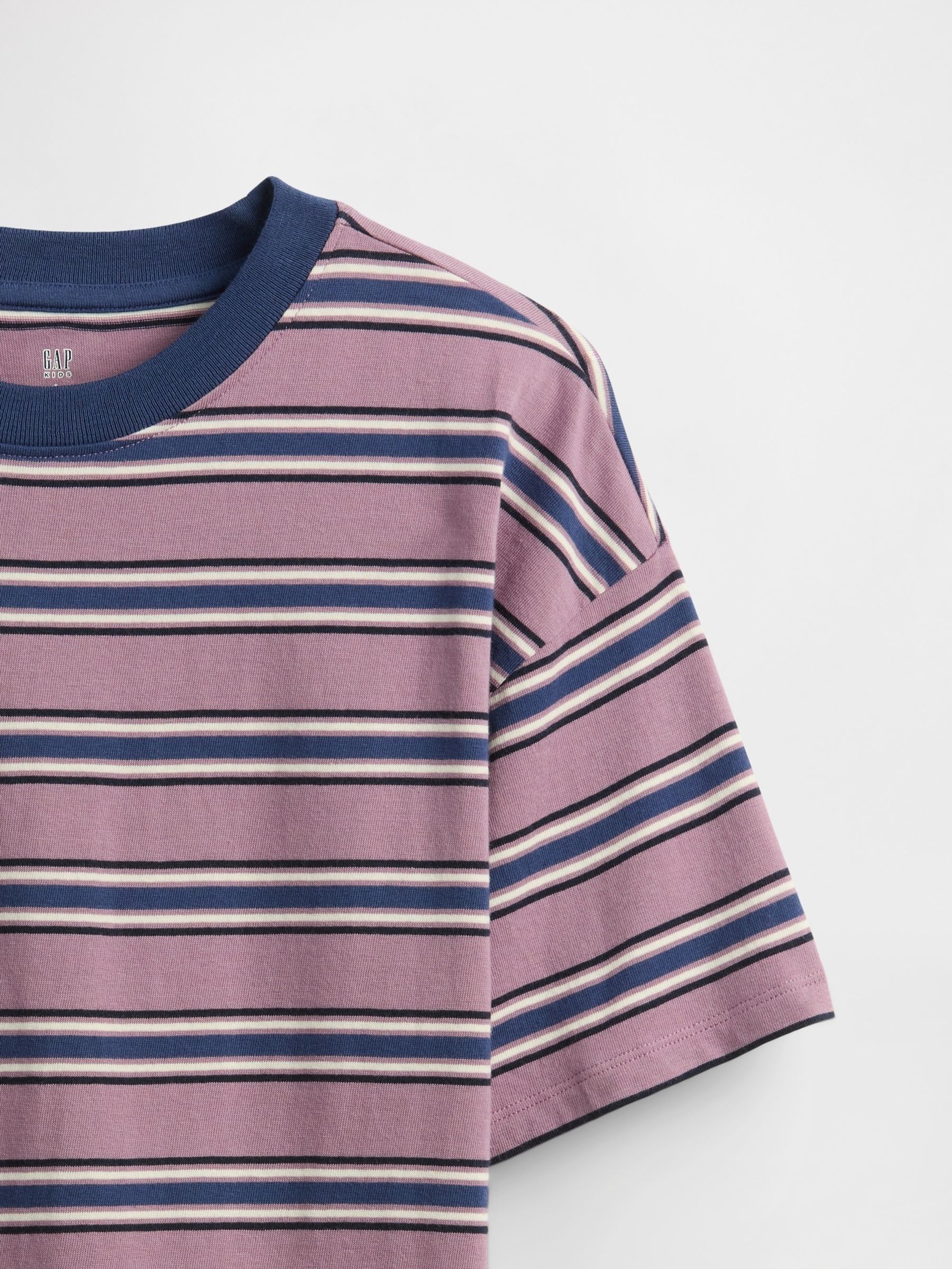 Purple stripe Relaxed Original T-Shirt - Image 3 of 3