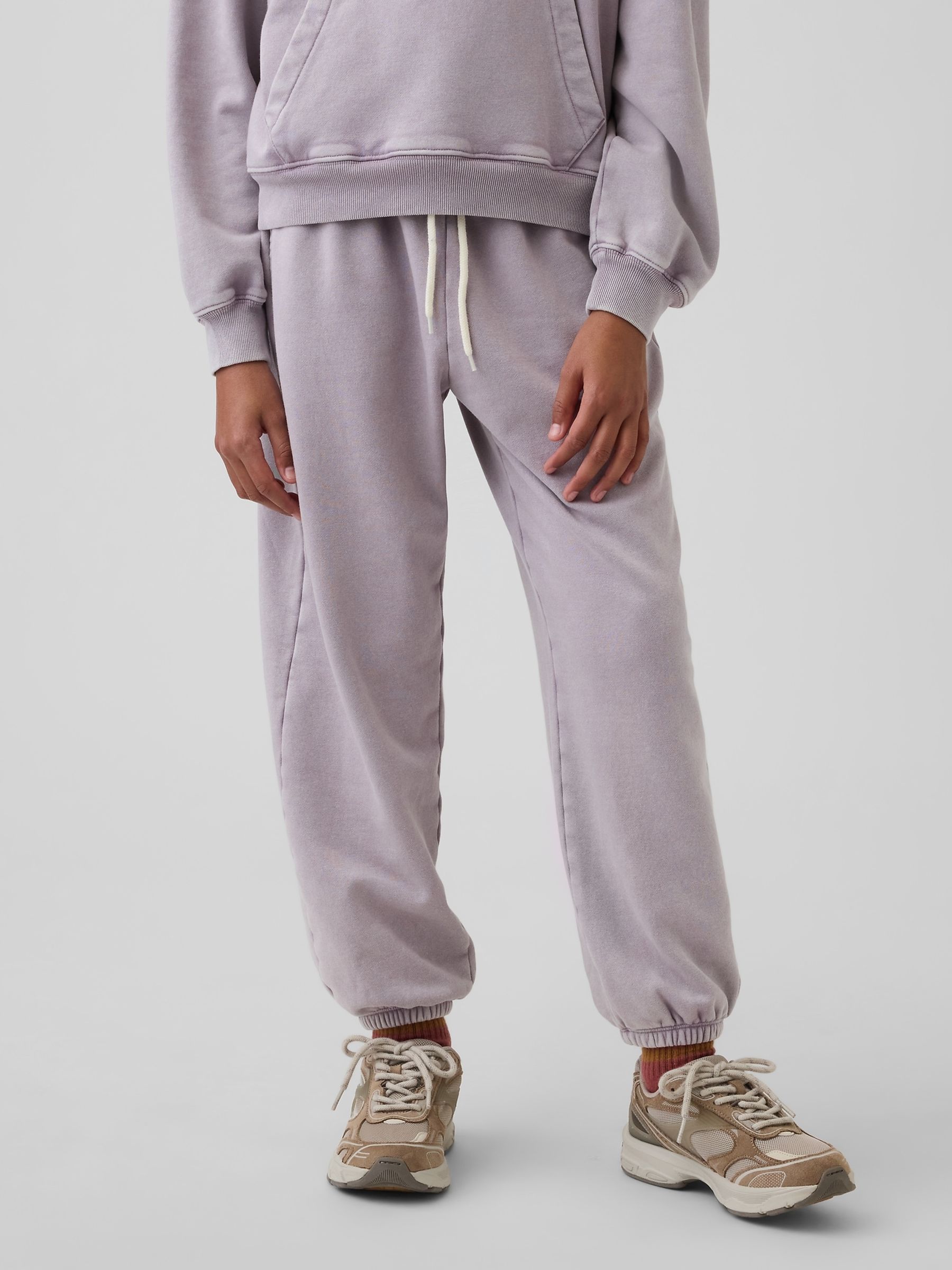 Purple Vintage Soft Relaxed Joggers (4-13yrs) - Image 3 of 6