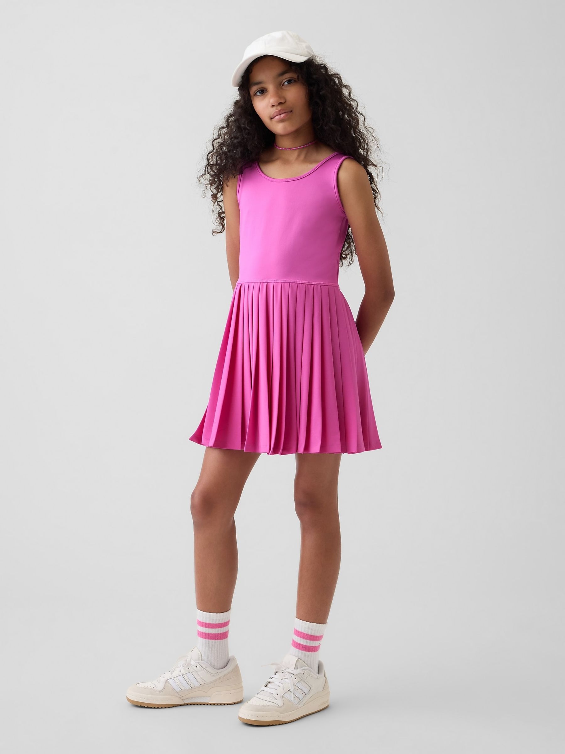 Pink Pleated Tennis Dress - Image 1 of 1
