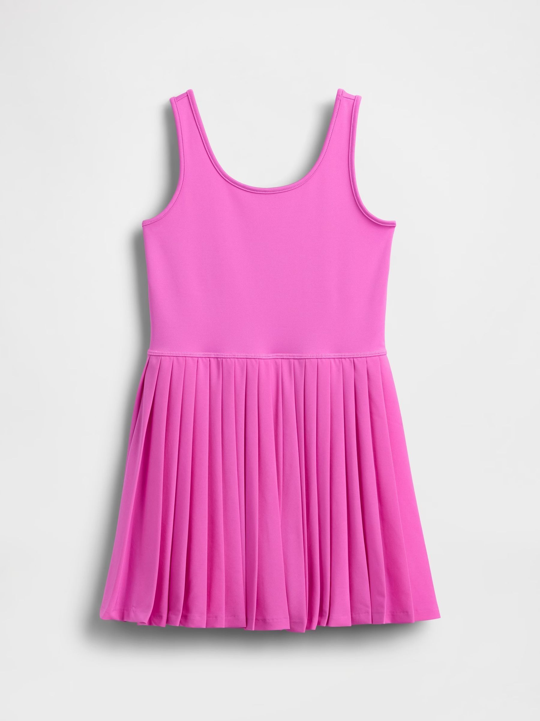 Pink Pleated Tennis Dress - Image 2 of 4
