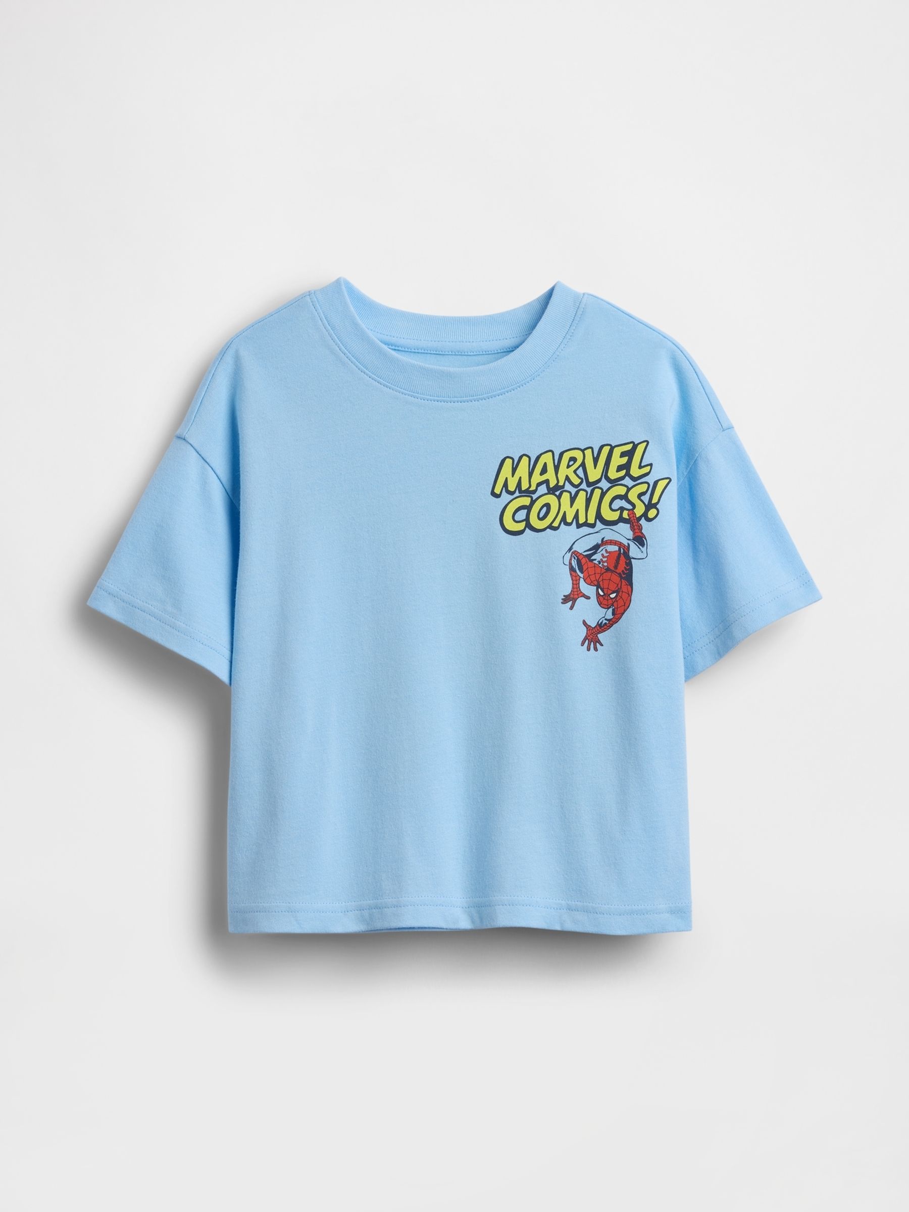 Blue Marvel Oversized Graphic T-Shirt (12mths-5yrs) - Image 1 of 2