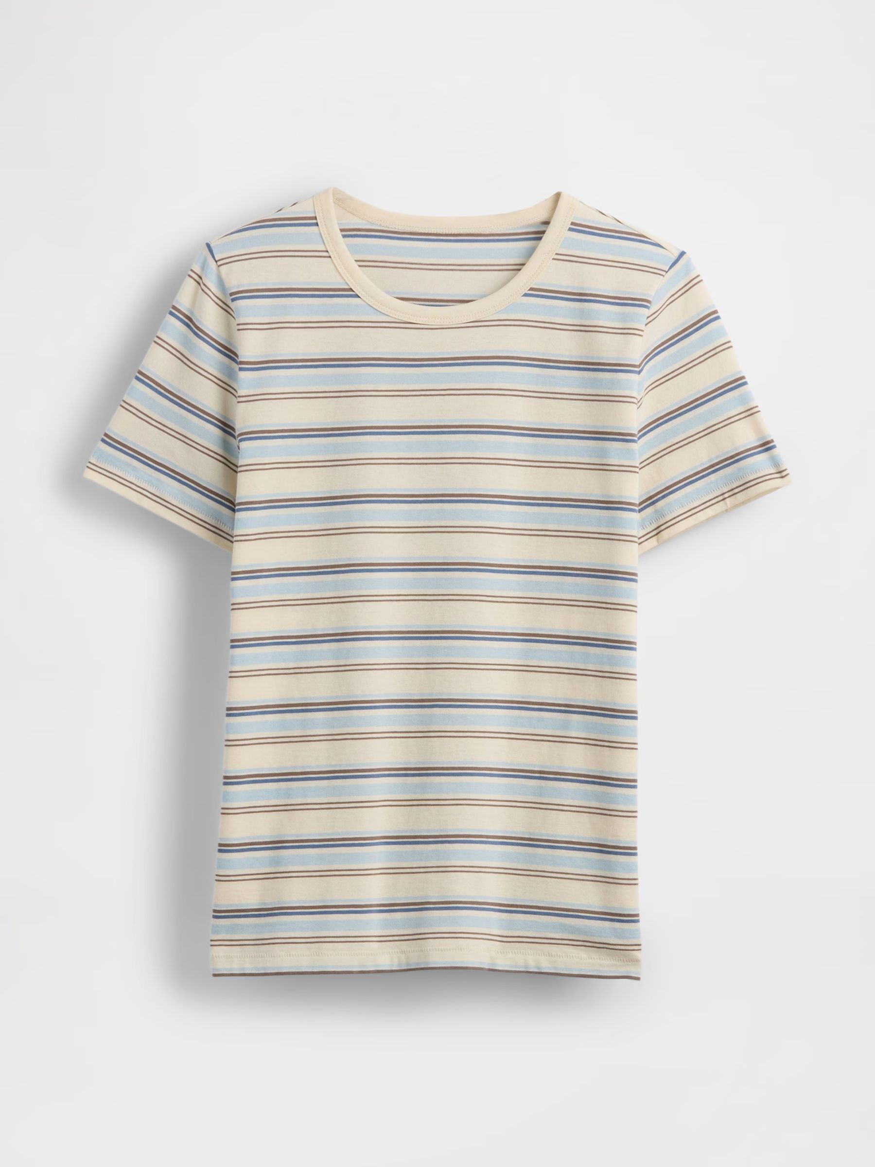 Yellow Stripe Cotton VintageSoft T-Shirt - Image 4 of 4
