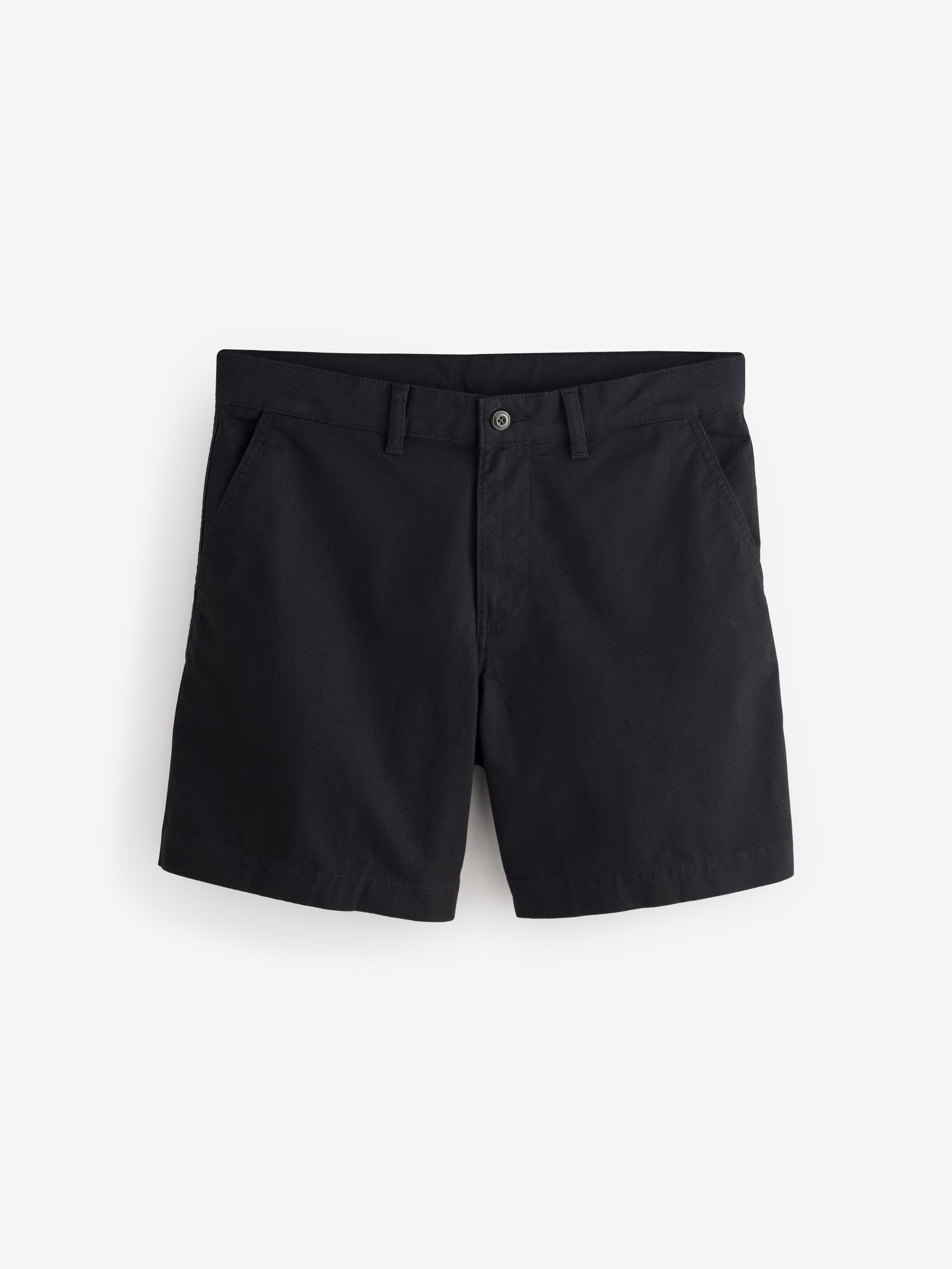 Black 7 inch Relaxed Shorts - Image 1 of 4