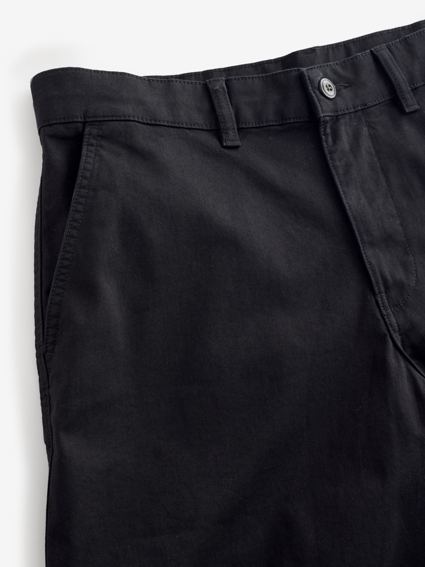 Black 7 inch Relaxed Shorts - Image 3 of 4
