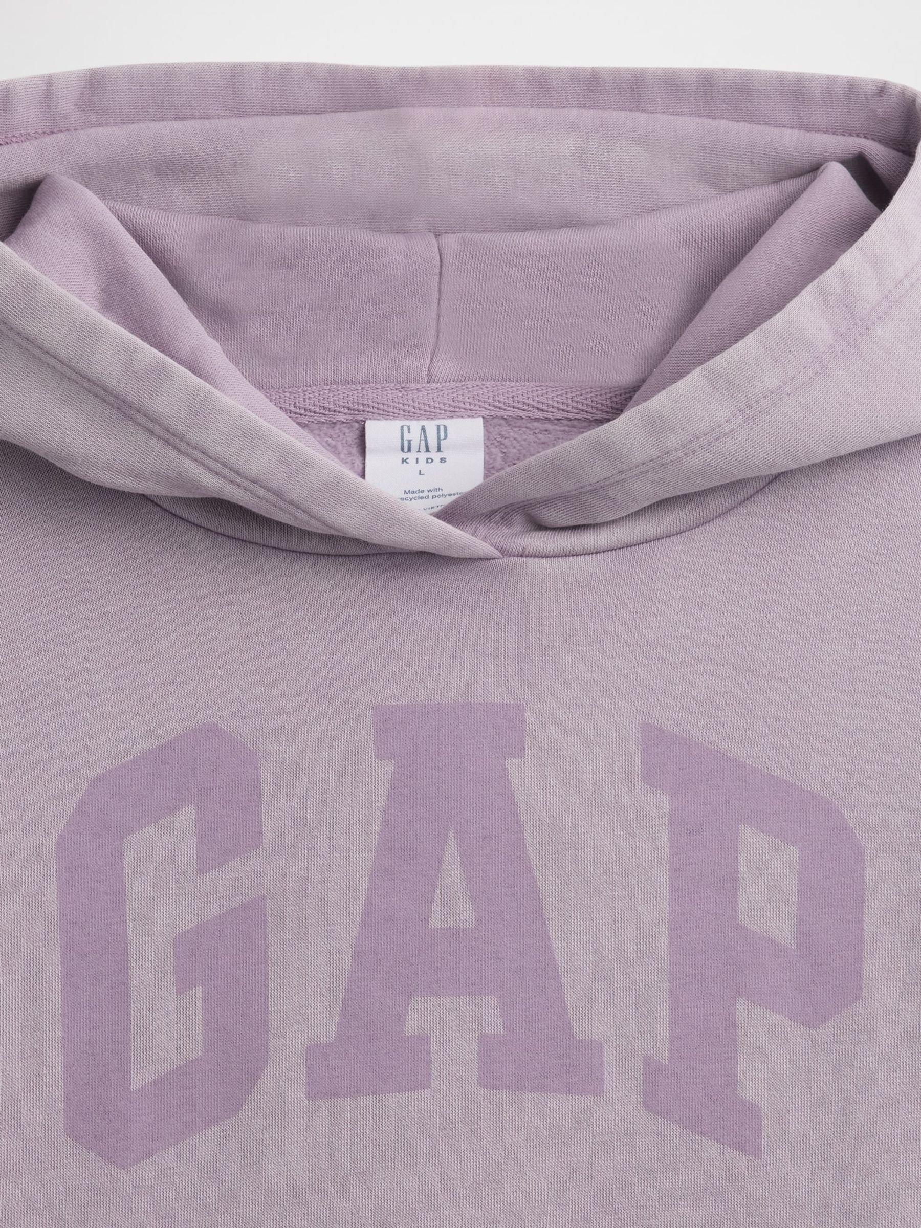 Purple Vintage Soft Relaxed Hoodie (4-13yrs) - Image 5 of 6