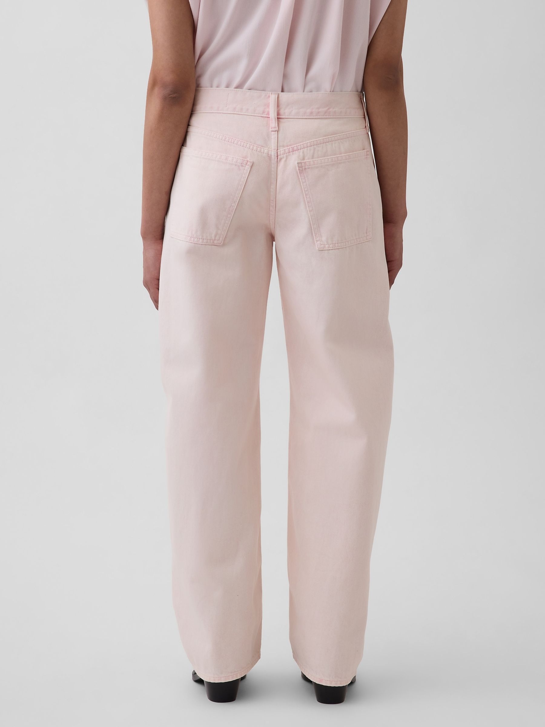 Gap x Harlem's Fashion Row Pink Extra Baggy Barrel Jeans - Image 3 of 8