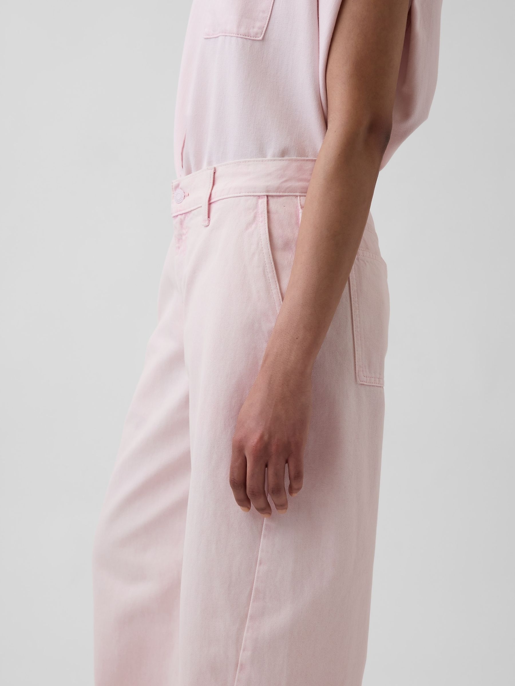 Gap x Harlem's Fashion Row Pink Extra Baggy Barrel Jeans - Image 6 of 8