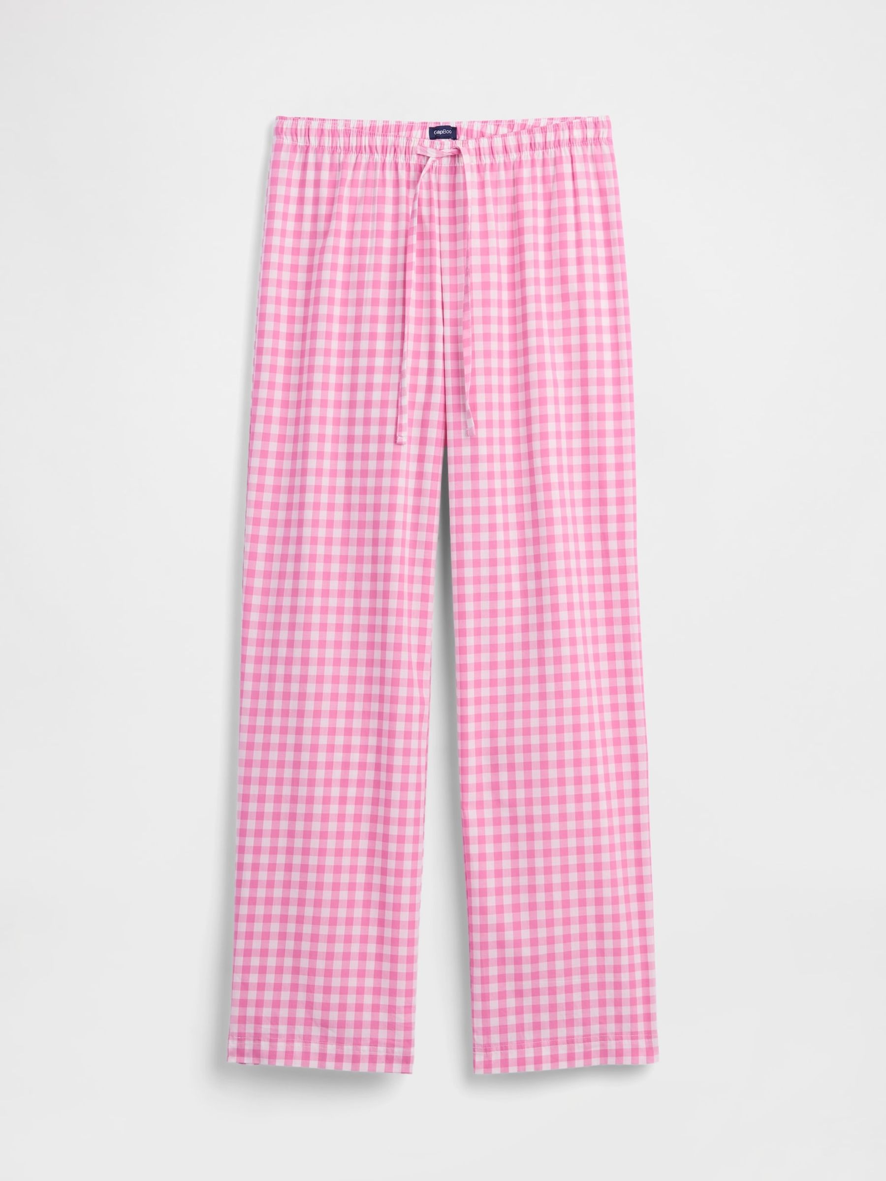 Pink Gingham Poplin Pyjama Bottoms - Image 4 of 4 Pink Gingham Poplin Pyjama Bottoms - Image 4 of 4