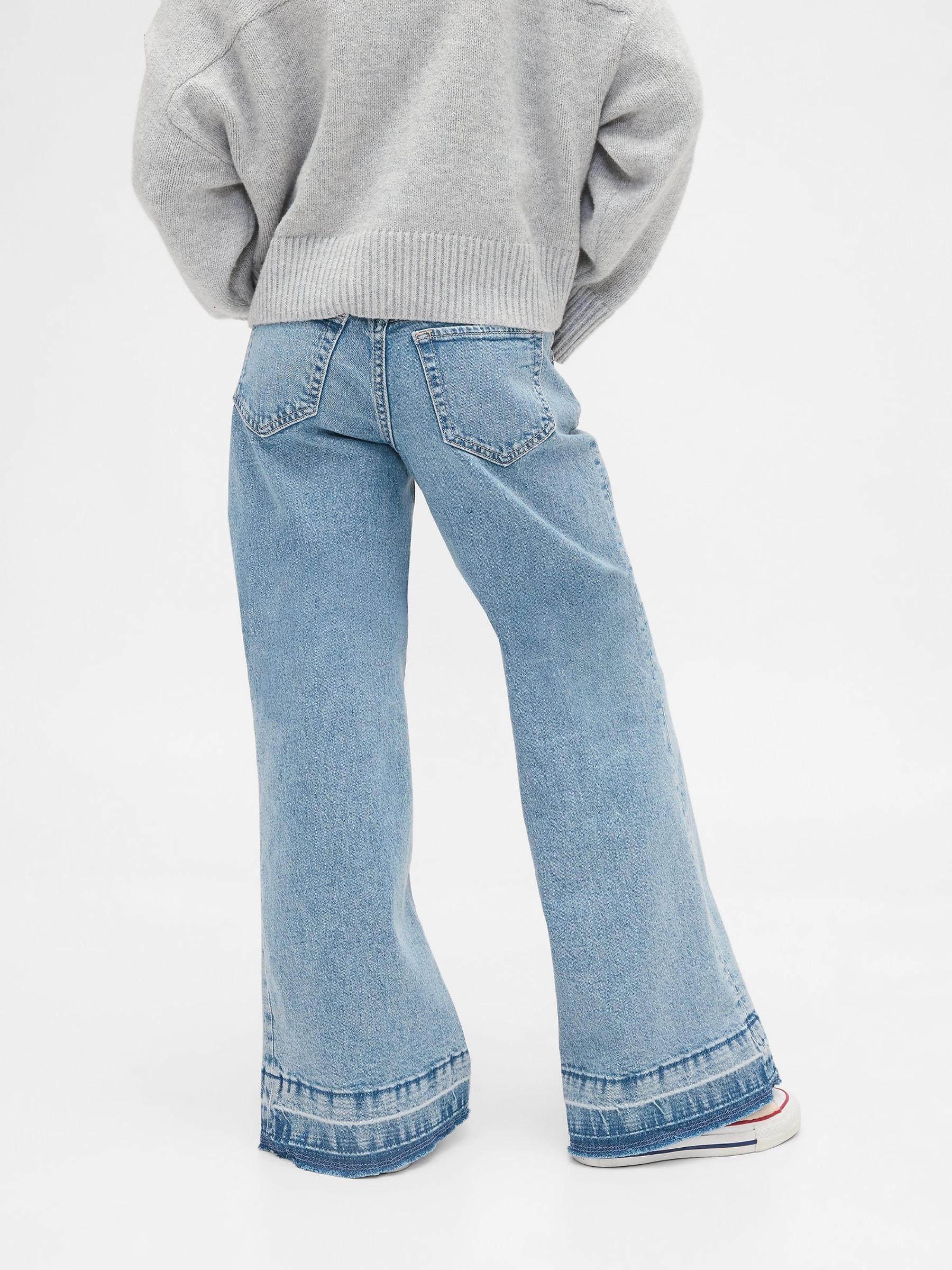 Meidum Wash Low Rise Relaxed Flare Jeans - Image 2 of 5