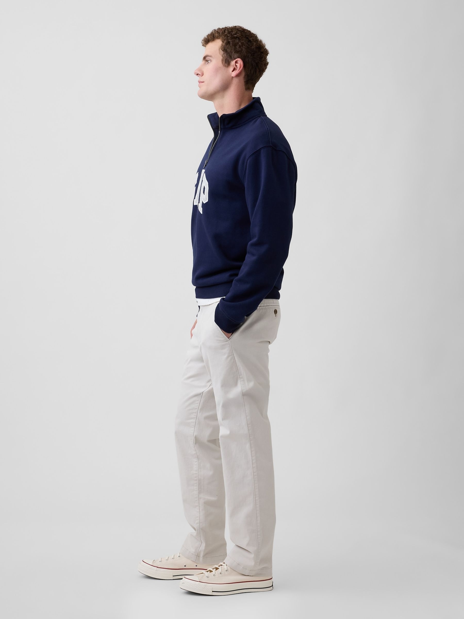 Cream Essential Straight Fit Chinos - Image 4 of 6