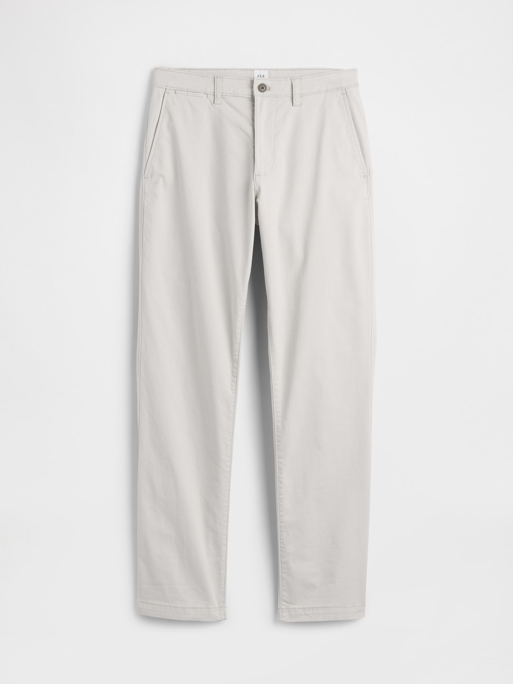 Cream Essential Straight Fit Chinos - Image 6 of 6