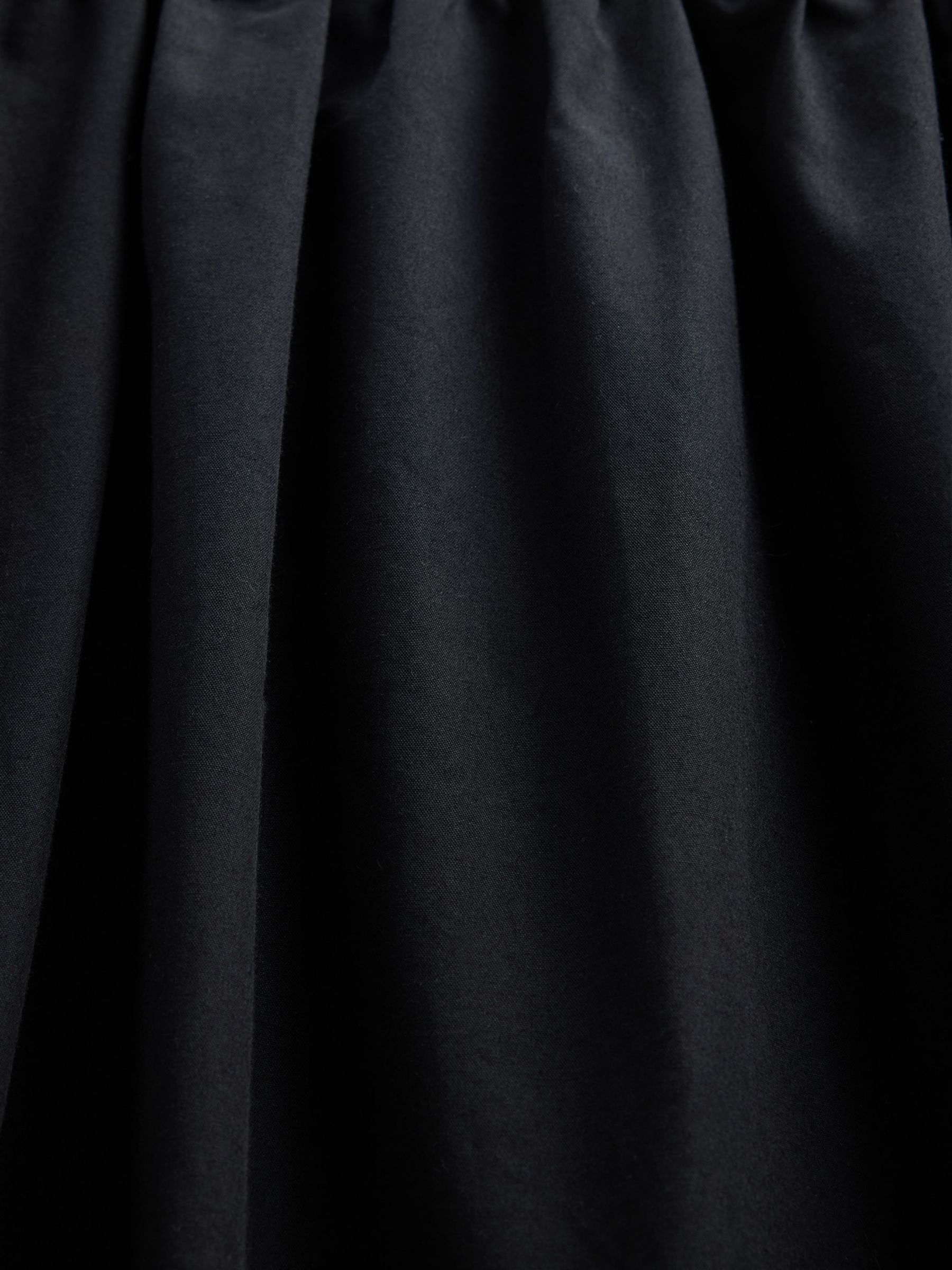 Black Poplin Drop-Waist Maxi Skirt - Image 4 of 4