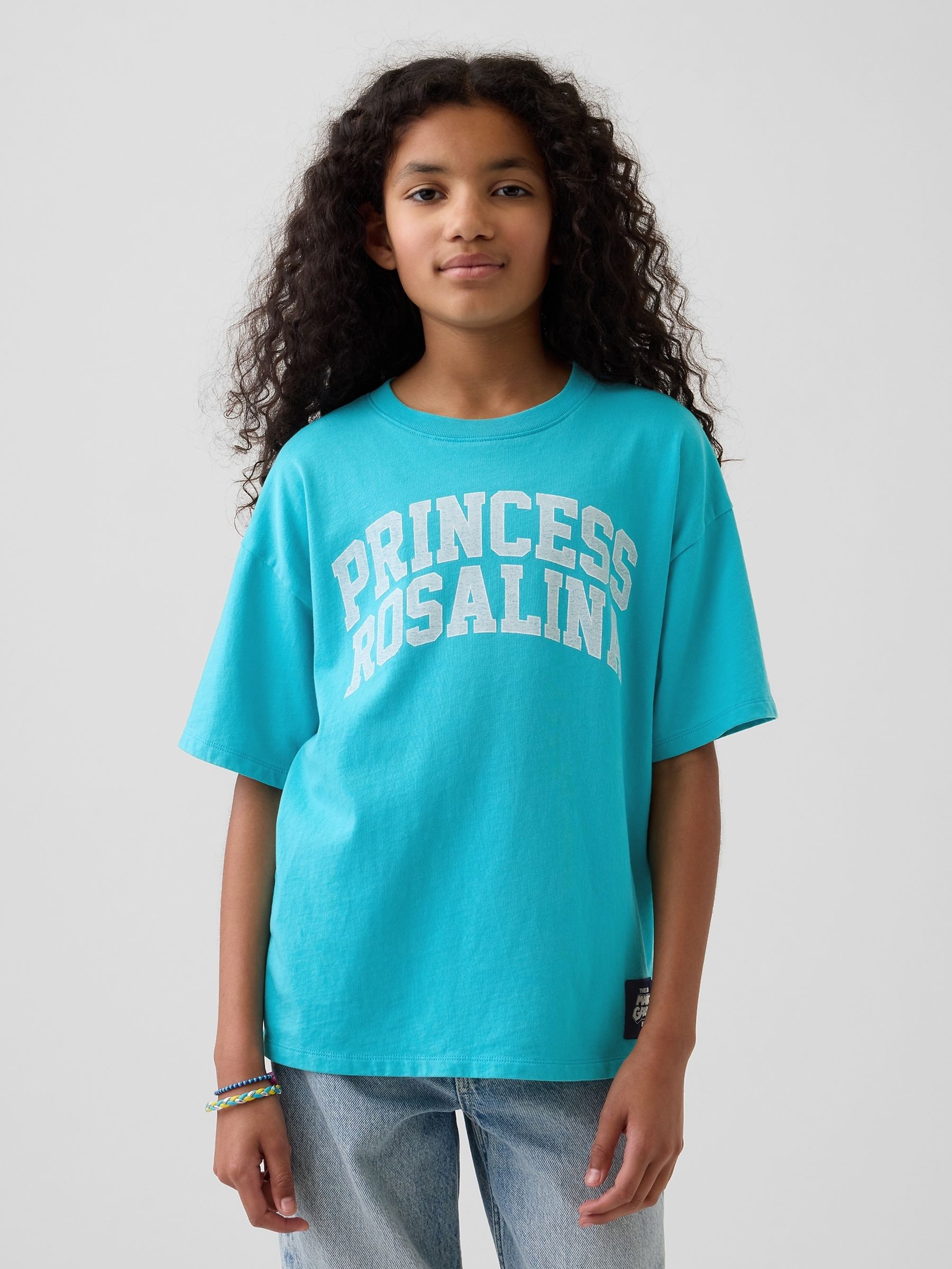 Blue Princess Rosalina Super Mario Relaxed Graphic T-Shirt - Image 1 of 5