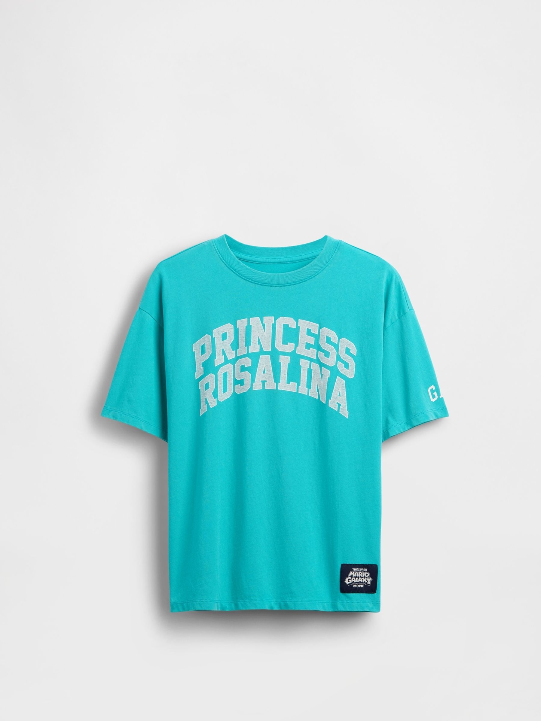 Blue Princess Rosalina Super Mario Relaxed Graphic T-Shirt - Image 4 of 5
