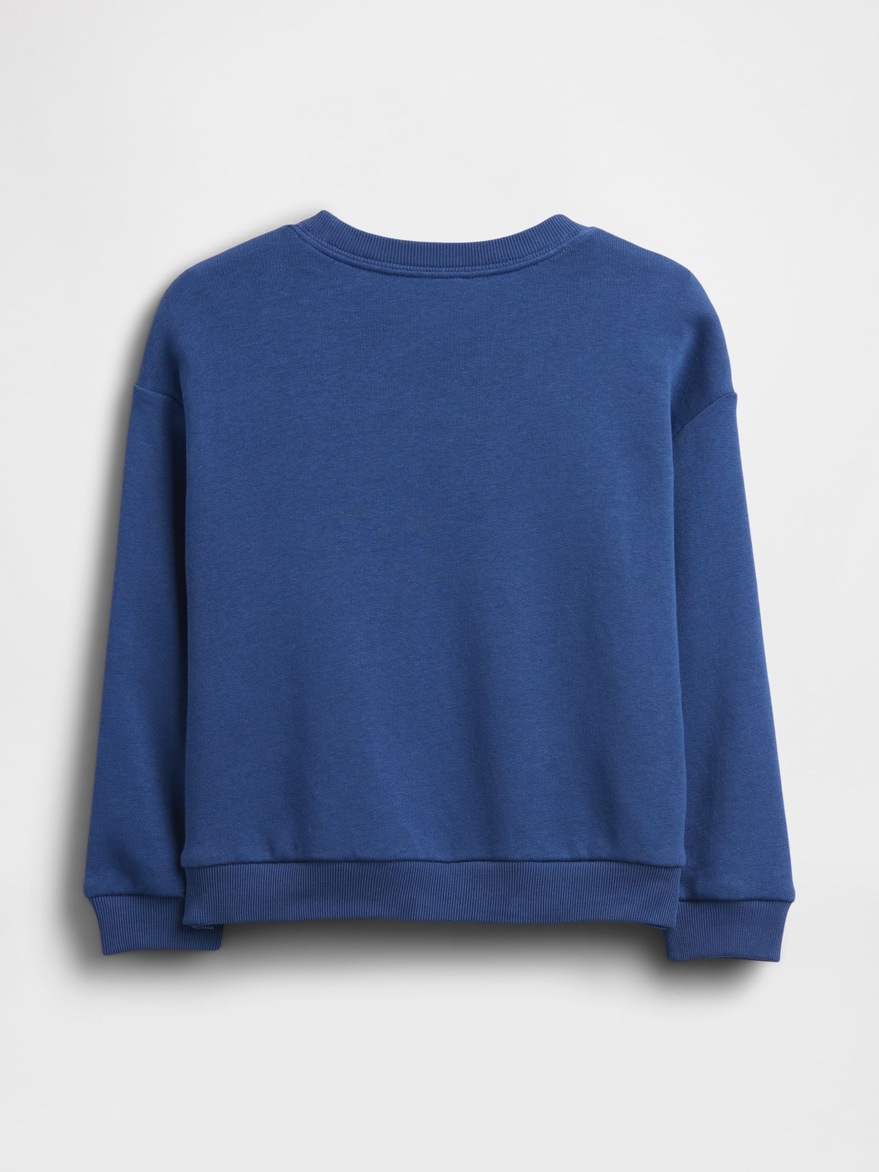Blue Relaxed French Terry Graphic Sweatshirt - Image 2 of 3