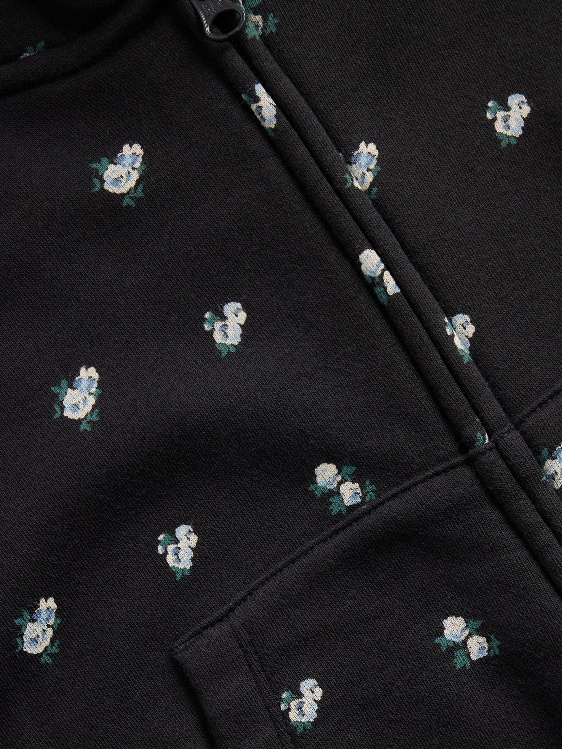 Black VintageSoft Oversized Logo Zip Hoodie (4-13yrs) - Image 2 of 2