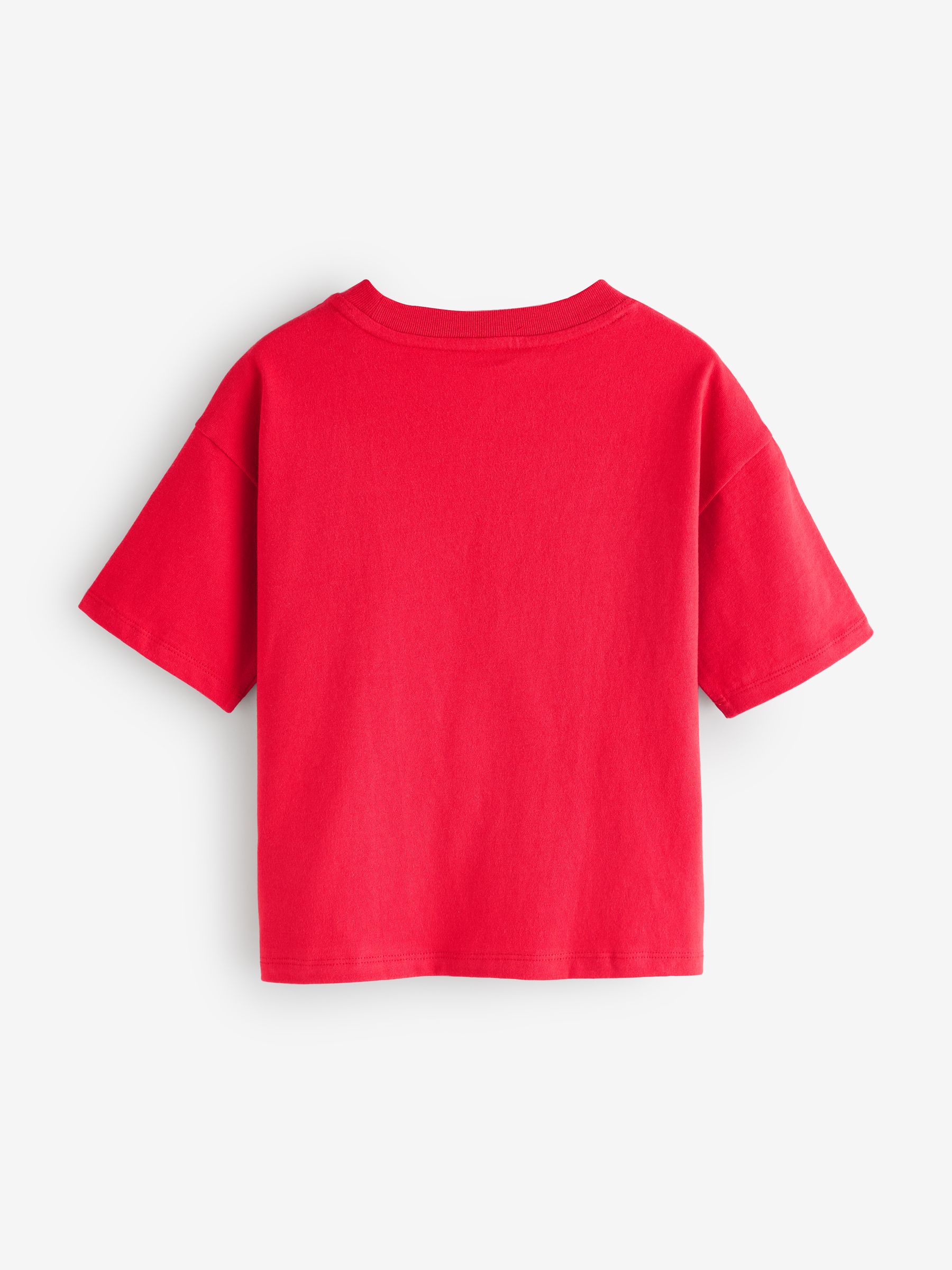 Red Short Sleeve Graphic T-Shirt - Image 2 of 4