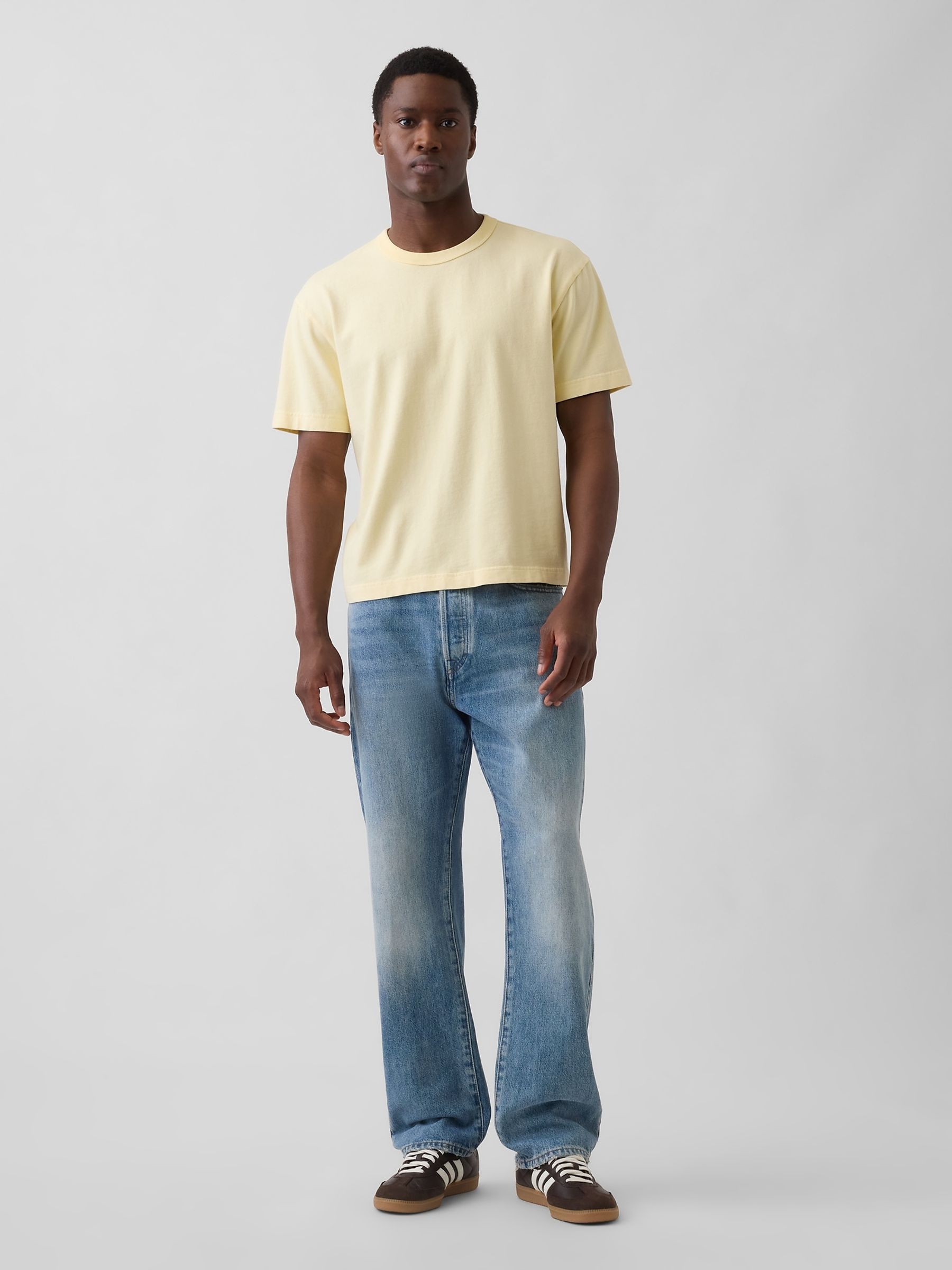 Yellow Heavyweight Boxy T-Shirt - Image 3 of 4