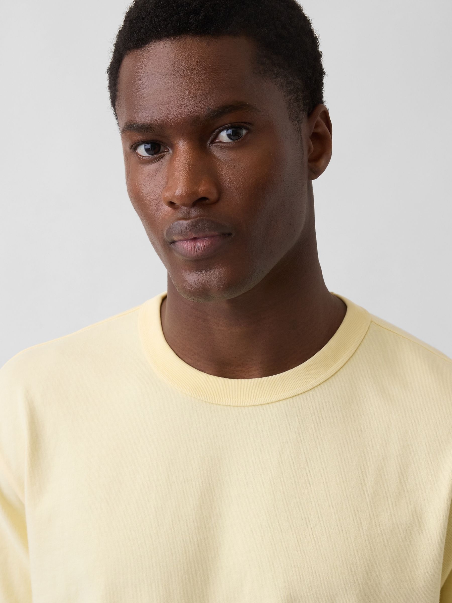 Yellow Heavyweight Boxy T-Shirt - Image 4 of 4