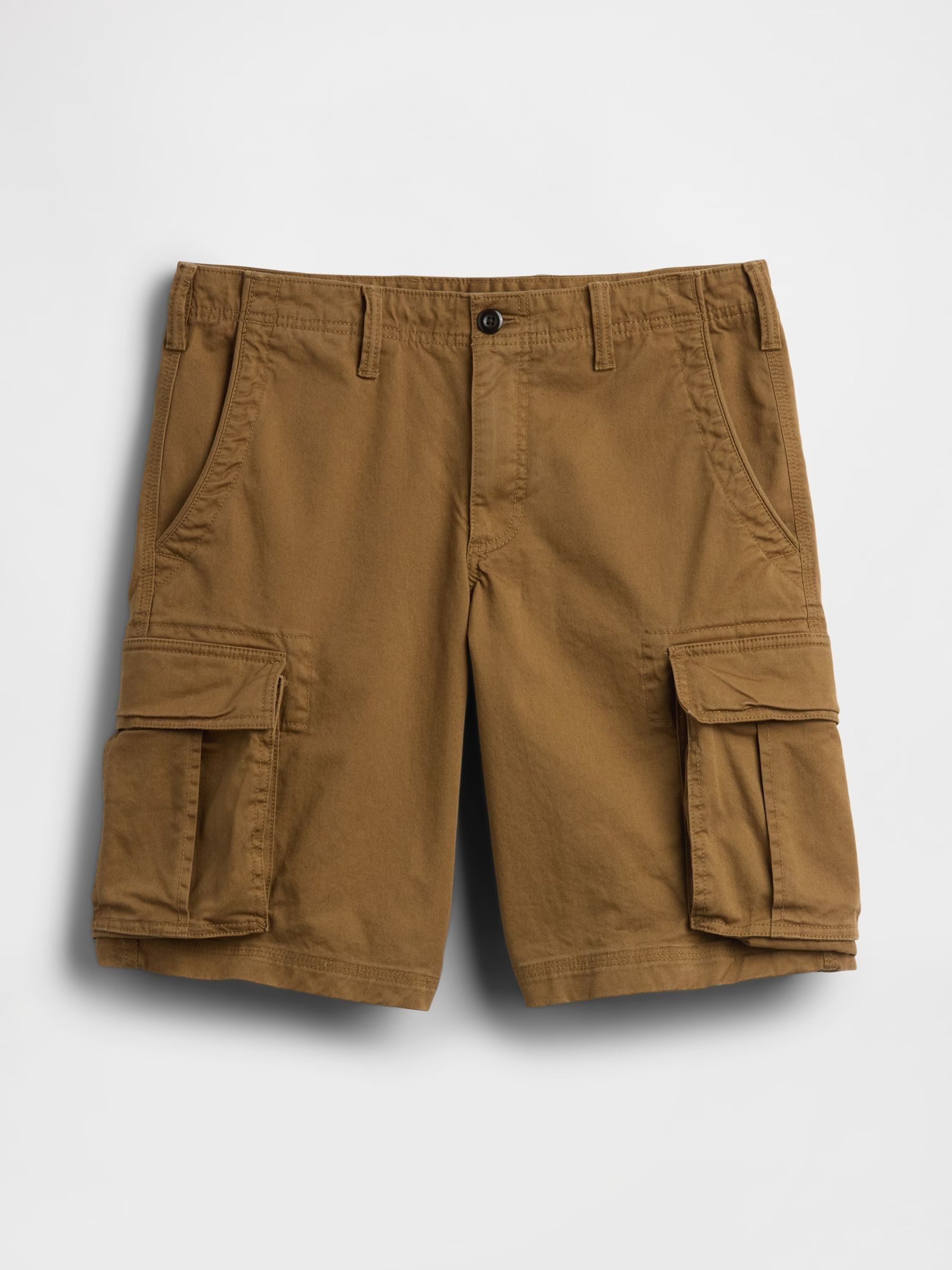 Brown Relaxed Cargo Shorts - Image 5 of 5