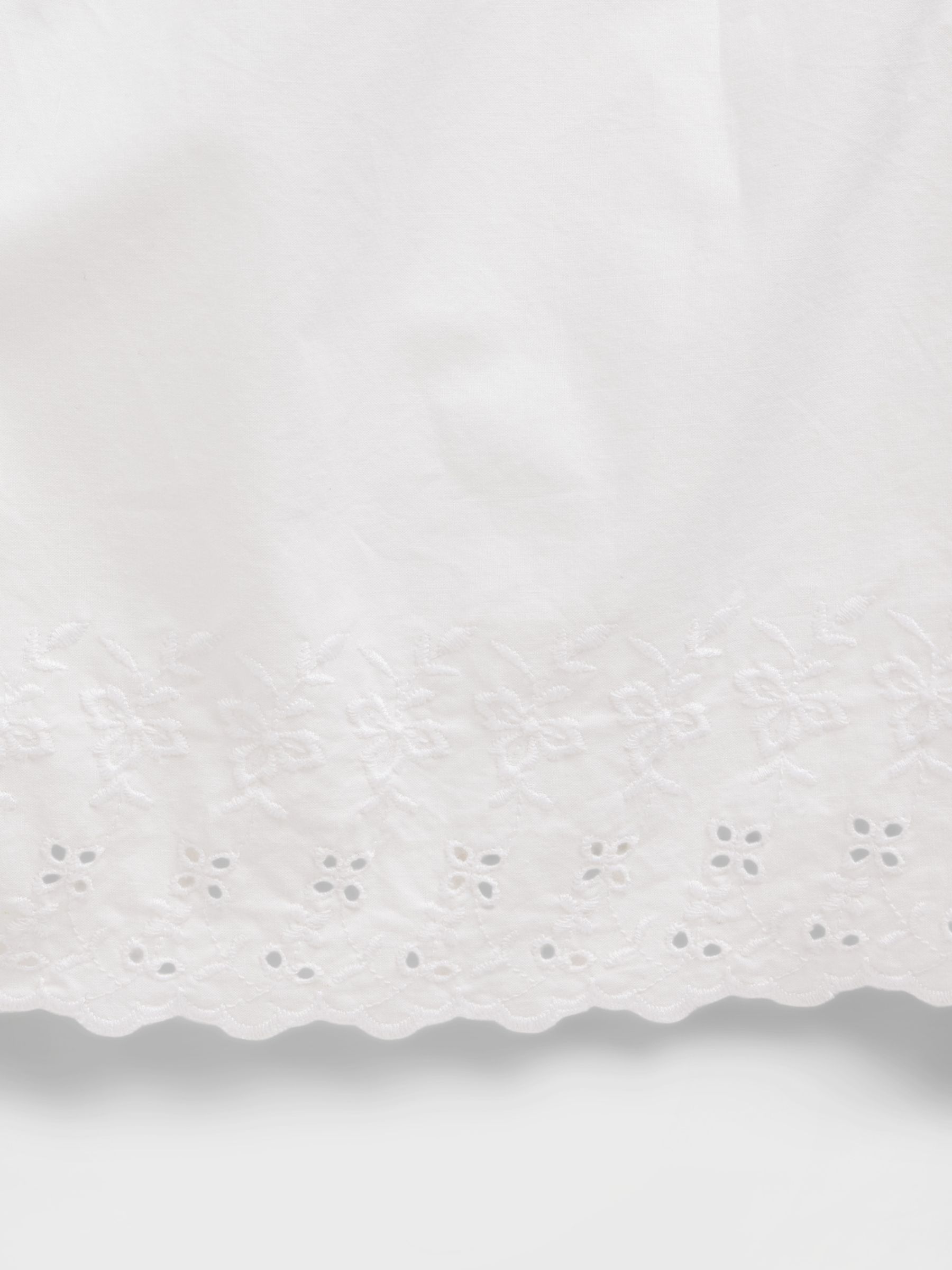 White Embroidered Pyjamas Shorts - Image 5 of 5