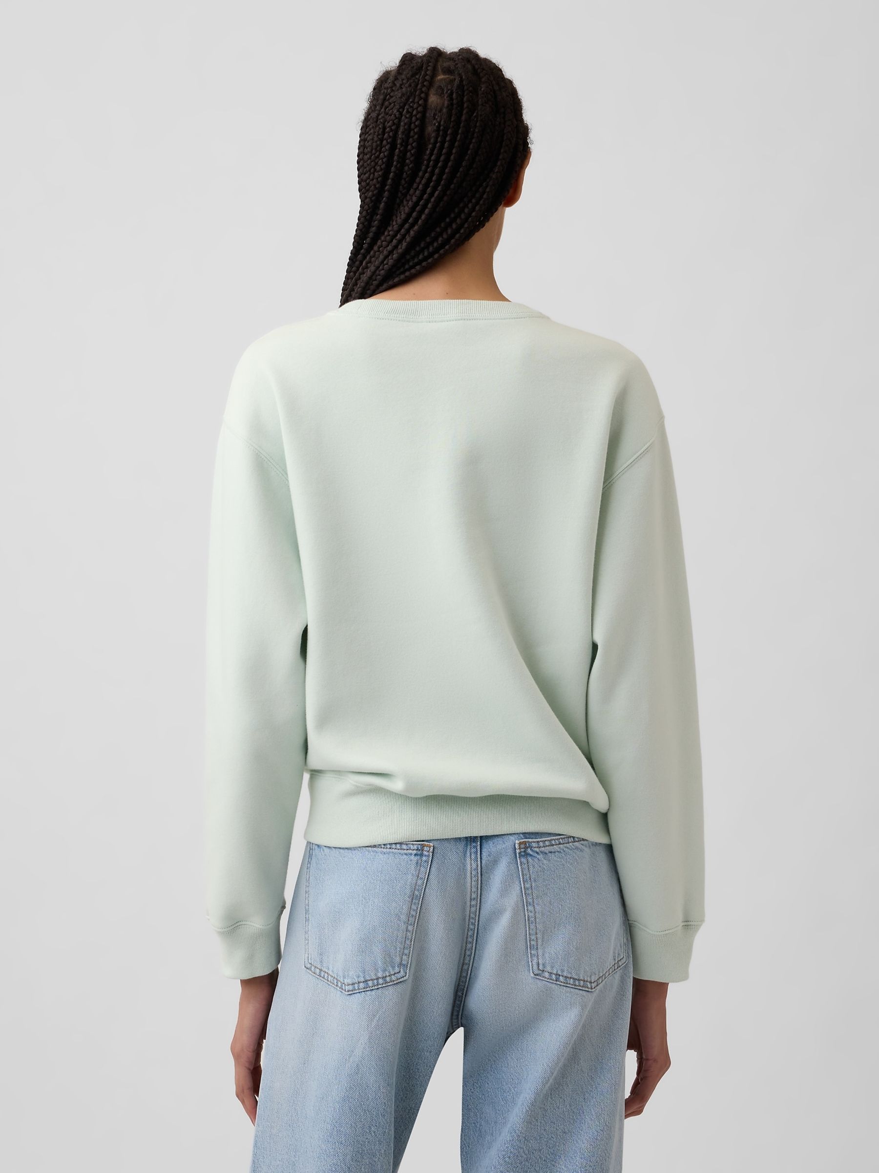 Green Logo Sweatshirt - Image 2 of 5 Green Logo Sweatshirt - Image 2 of 5