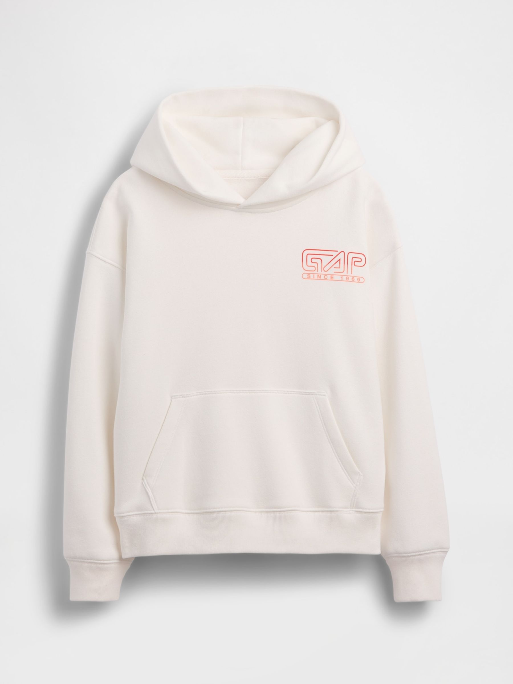 Cream VintageSoft Relaxed Graphic Hoodie - Image 3 of 4