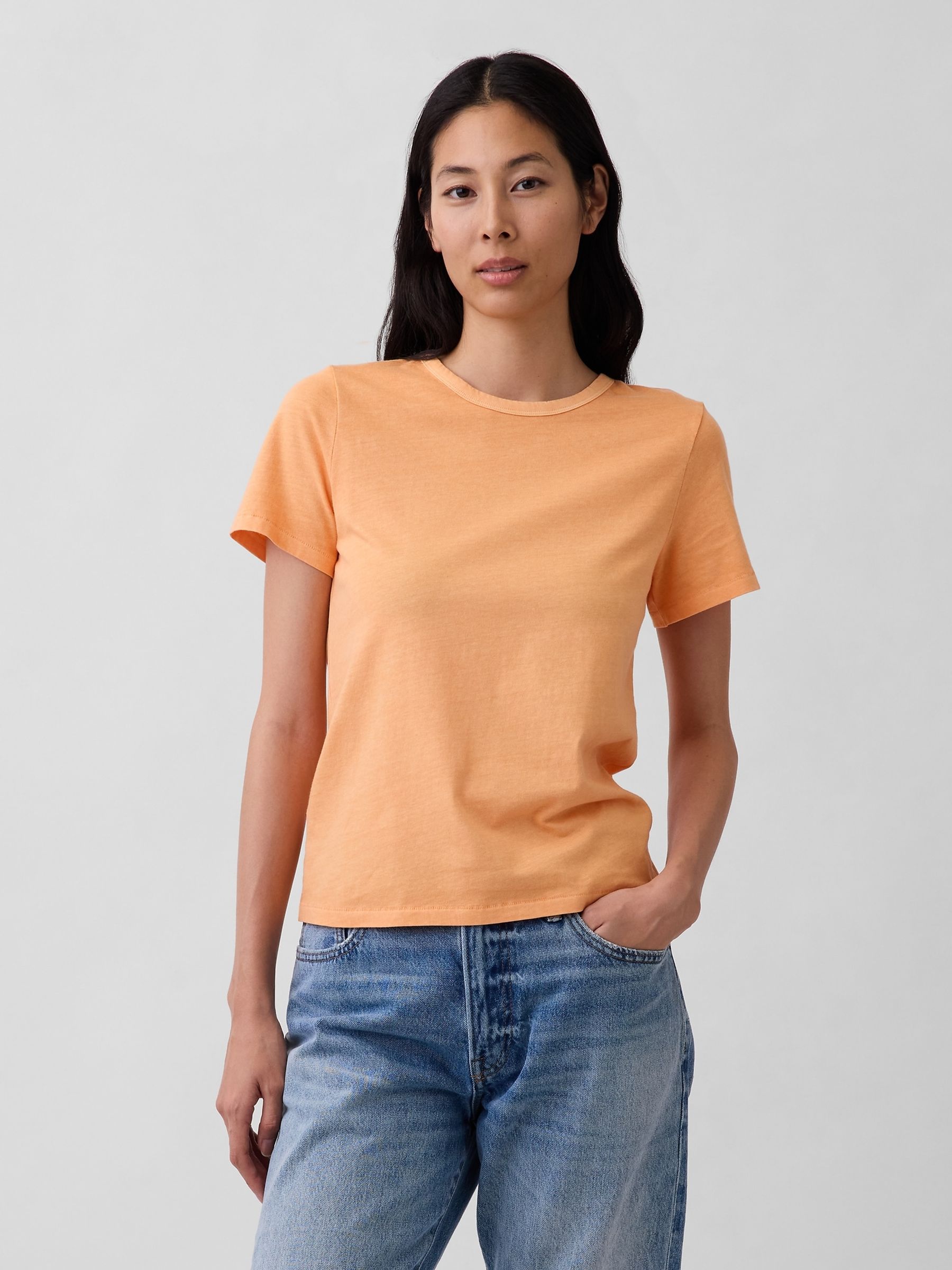 Orange Vintage Soft T-Shirt - Image 1 of 4 Orange Vintage Soft T-Shirt - Image 1 of 4