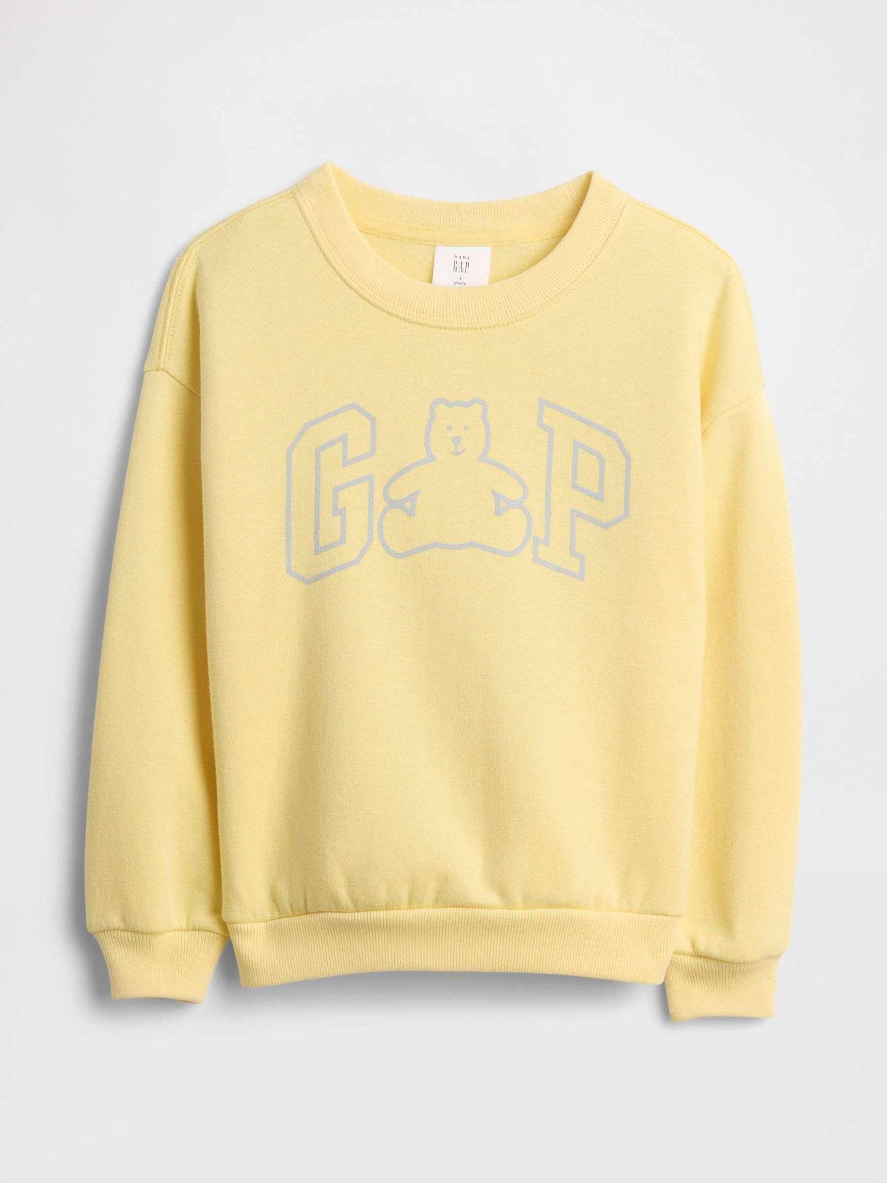 Yellow Logo Relaxed Crew neck Sweatshirt - Image 1 of 3
