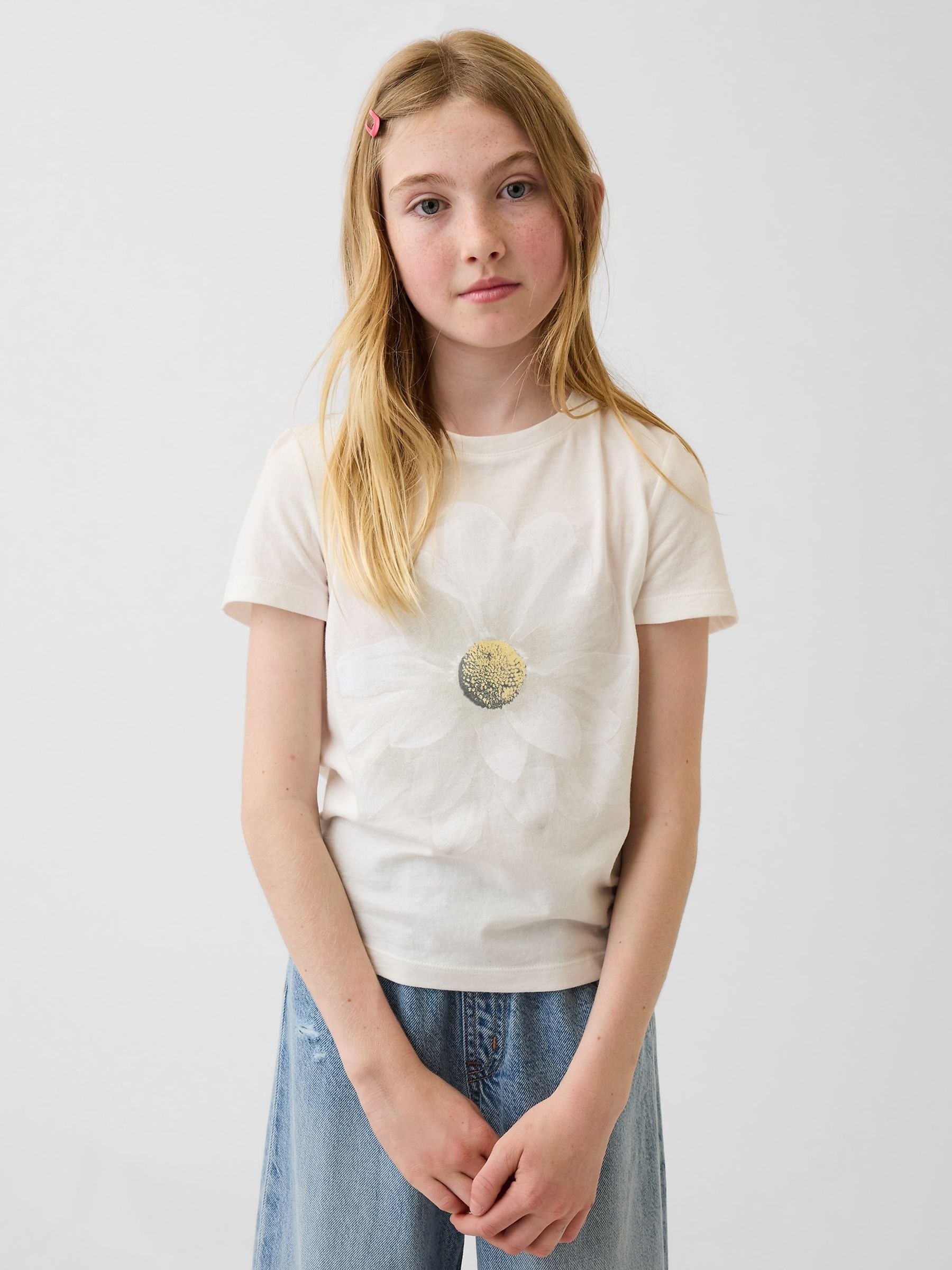 White Graphic T-Shirt - Image 1 of 7