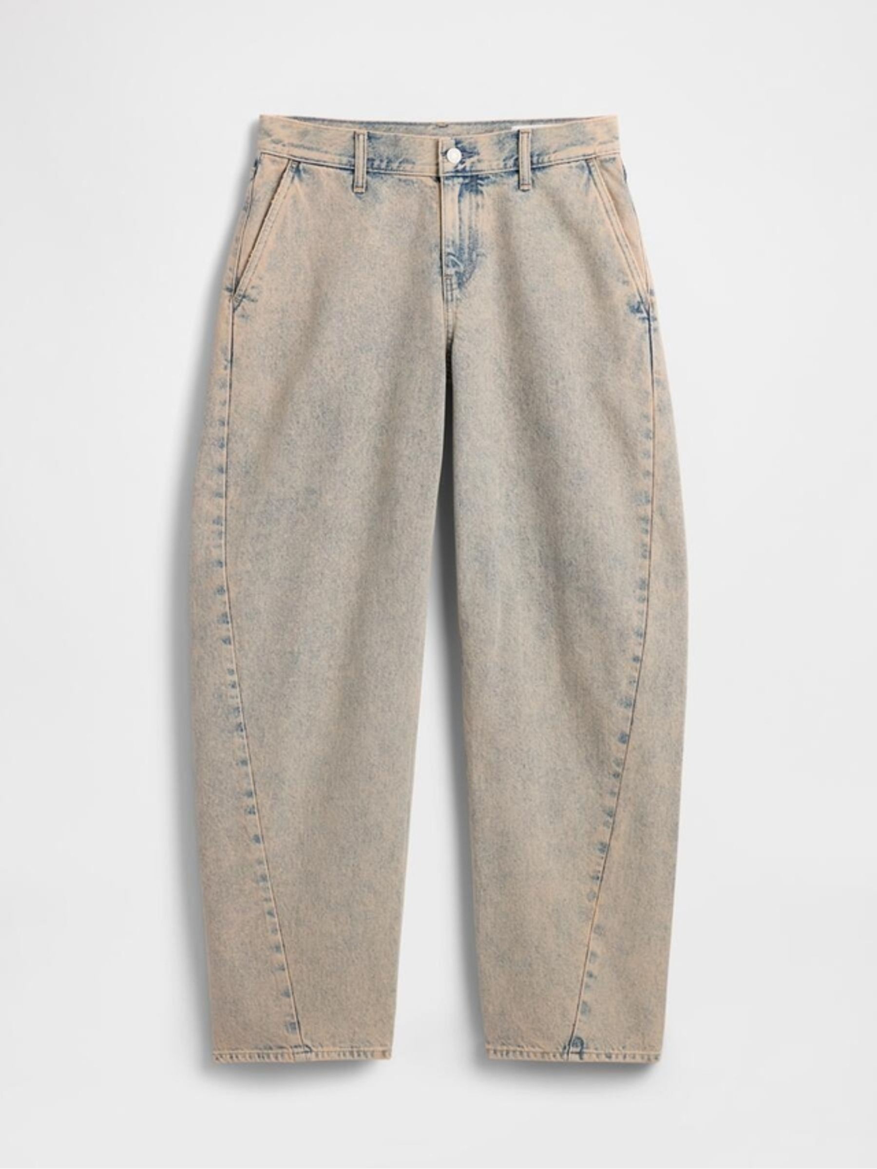 Gap x Harlem's Fashion Row Grey Extra Baggy Barrel Jeans - Image 7 of 8