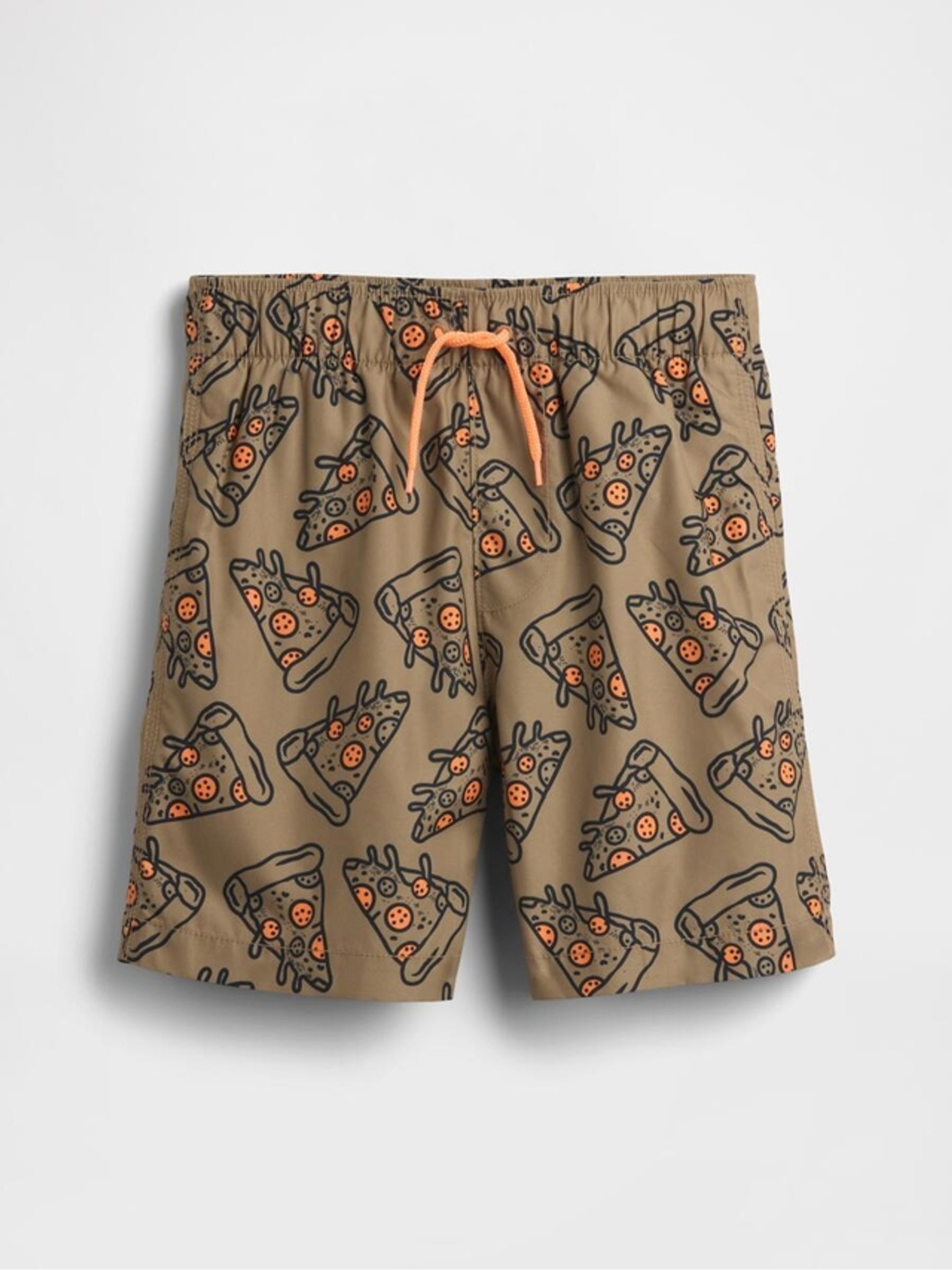 Brown 5 Inch Swim Trunks (4-13yrs) - Image 1 of 3