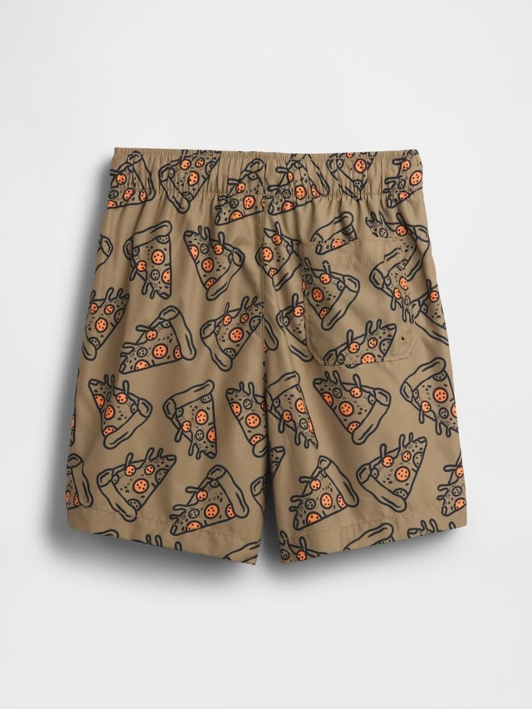 Brown 5 Inch Swim Trunks (4-13yrs) - Image 2 of 3