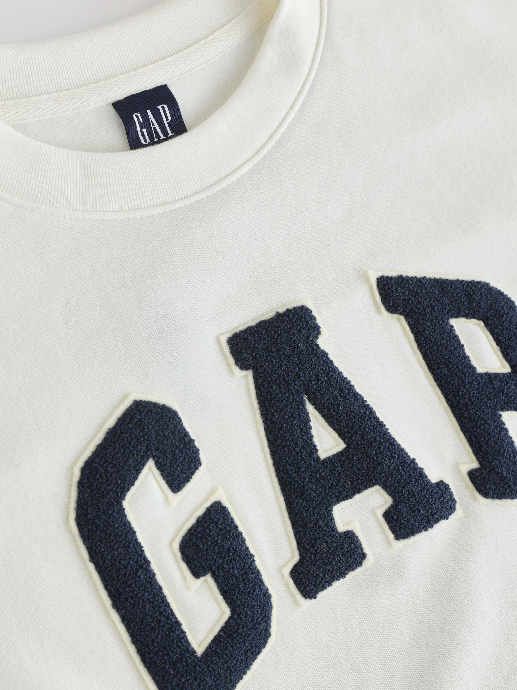 White Relaxed Logo Sweatshirt - Image 3 of 4