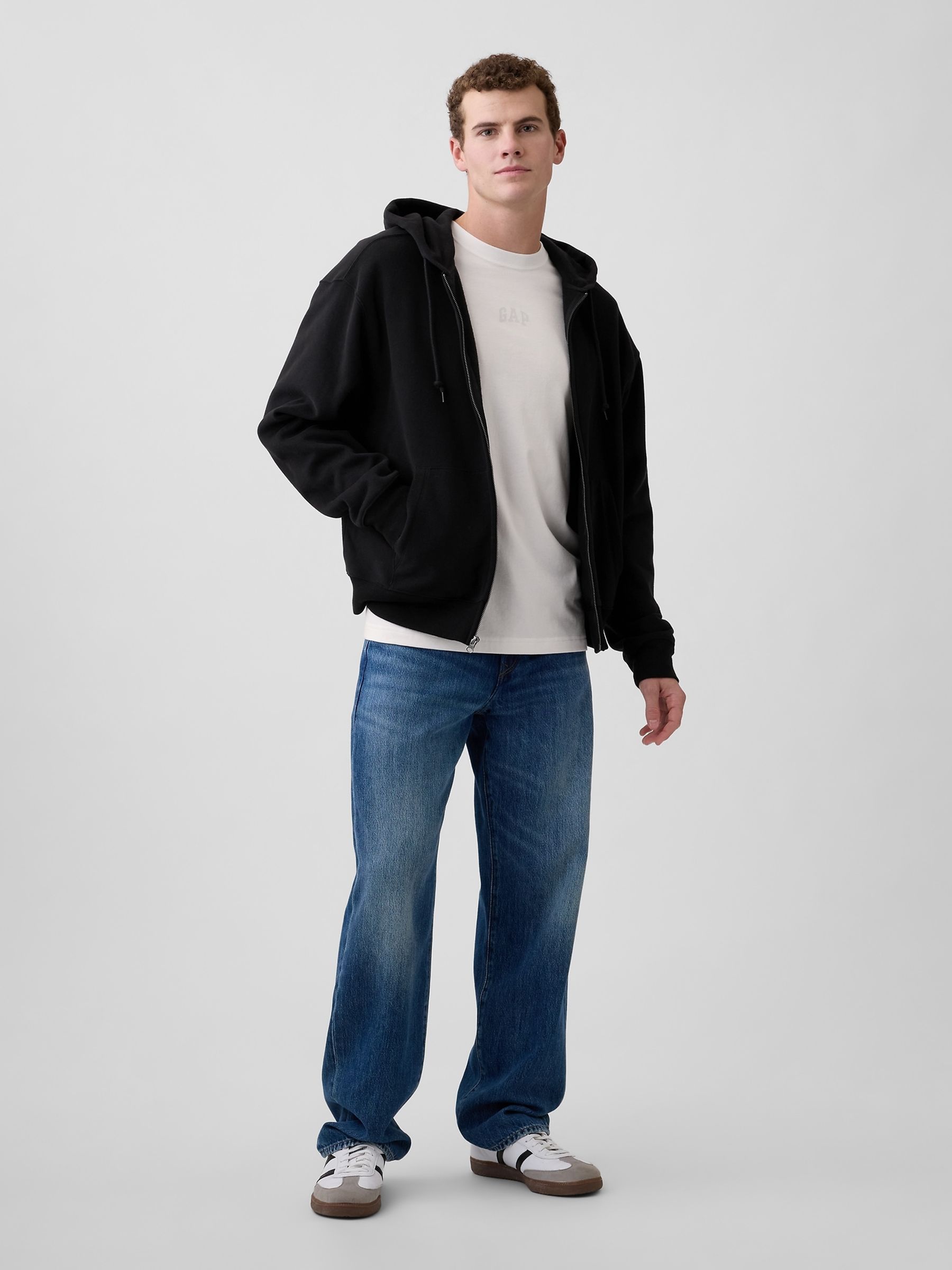 White Everyday Soft Relaxed Mini-Logo T-Shirt - Image 3 of 5