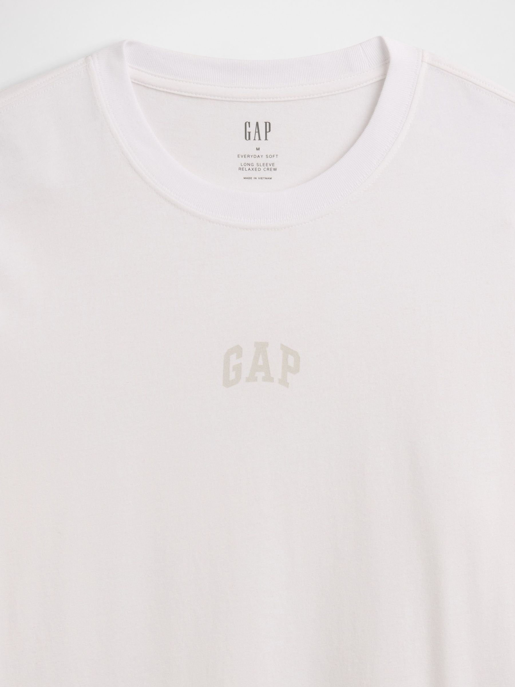 White Everyday Soft Relaxed Mini-Logo T-Shirt - Image 5 of 5