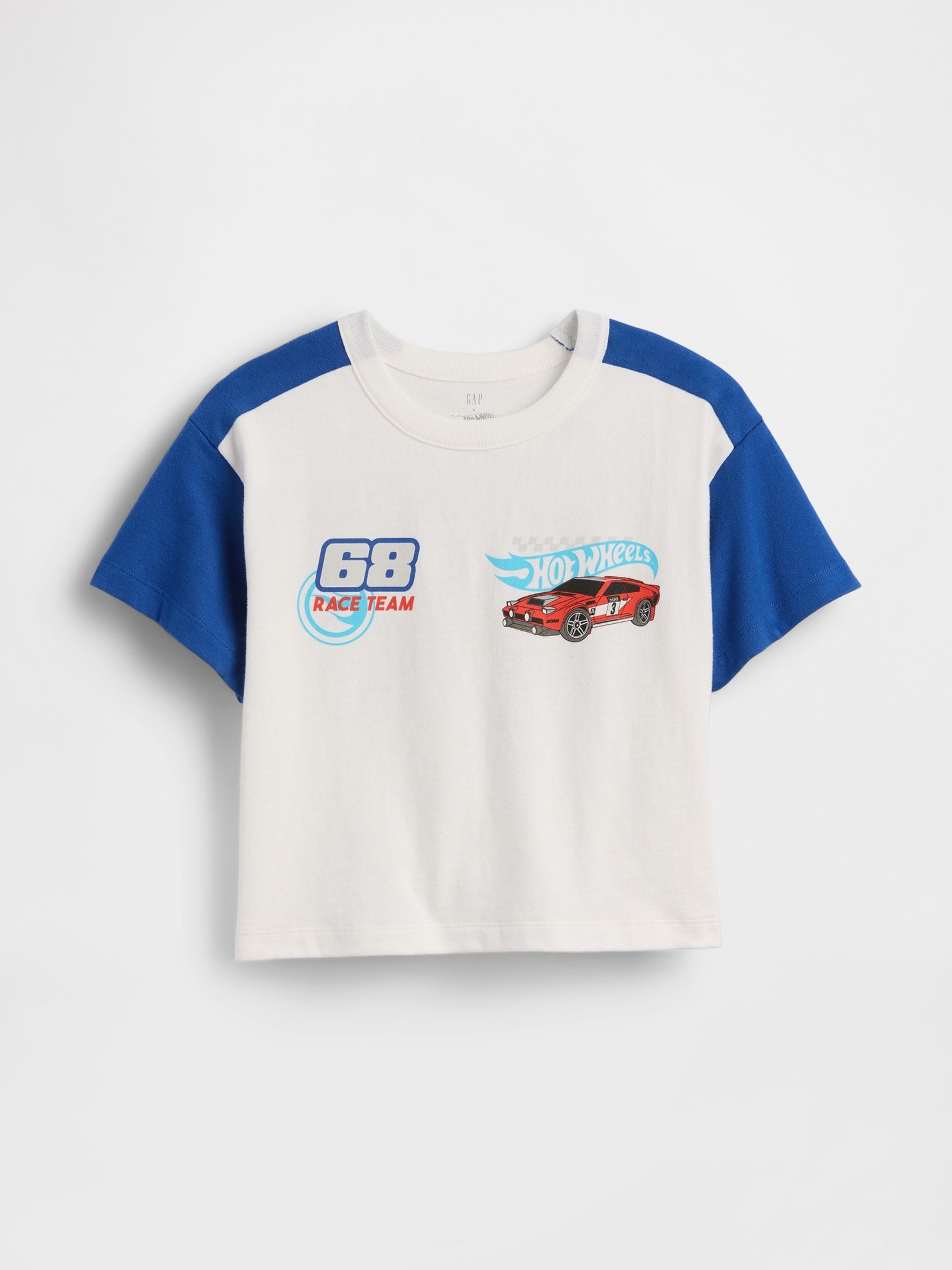 White Hot Wheels Graphic Logo T-Shirt - Image 1 of 3
