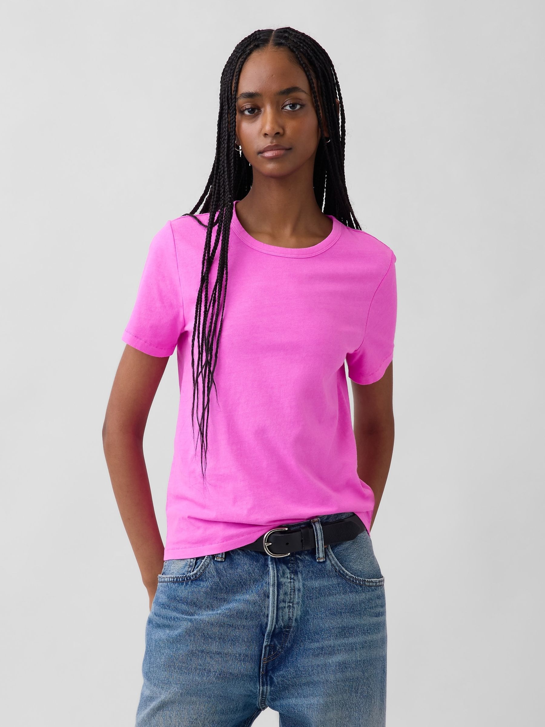 Pink Vintage Soft T-Shirt - Image 1 of 3