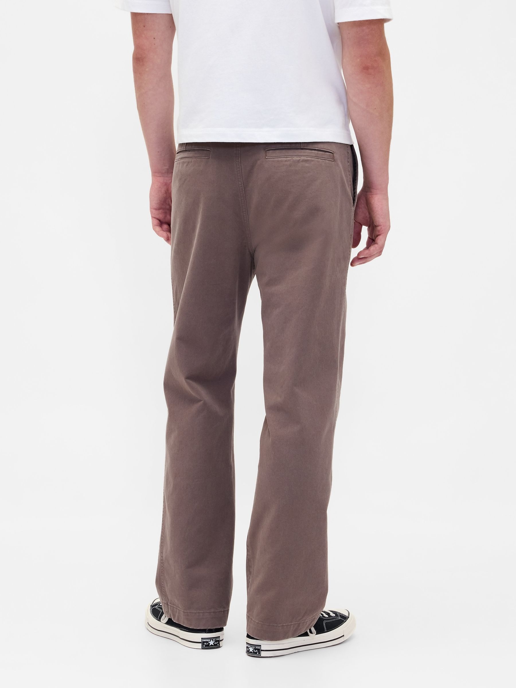 Brown Heavyweight Twill '90s Loose Chinos - Image 2 of 5