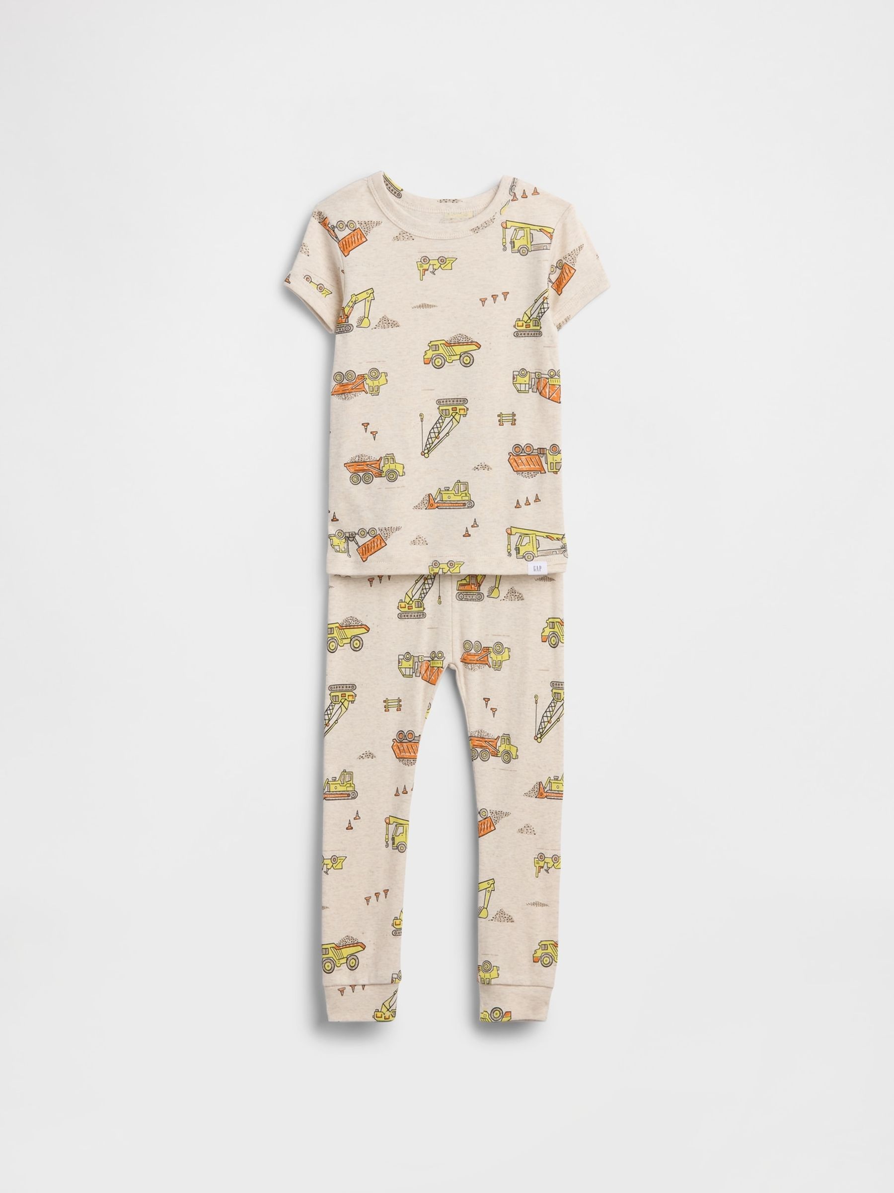 Cream Brushed Cotton Pyjama Set (4-13yrs) - Image 1 of 2 Cream Brushed Cotton Pyjama Set (4-13yrs) - Image 1 of 2