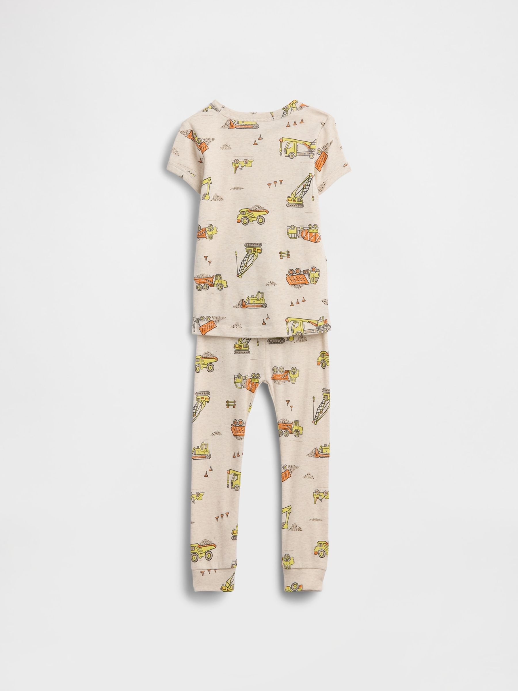 Cream Brushed Cotton Pyjama Set (4-13yrs) - Image 2 of 2