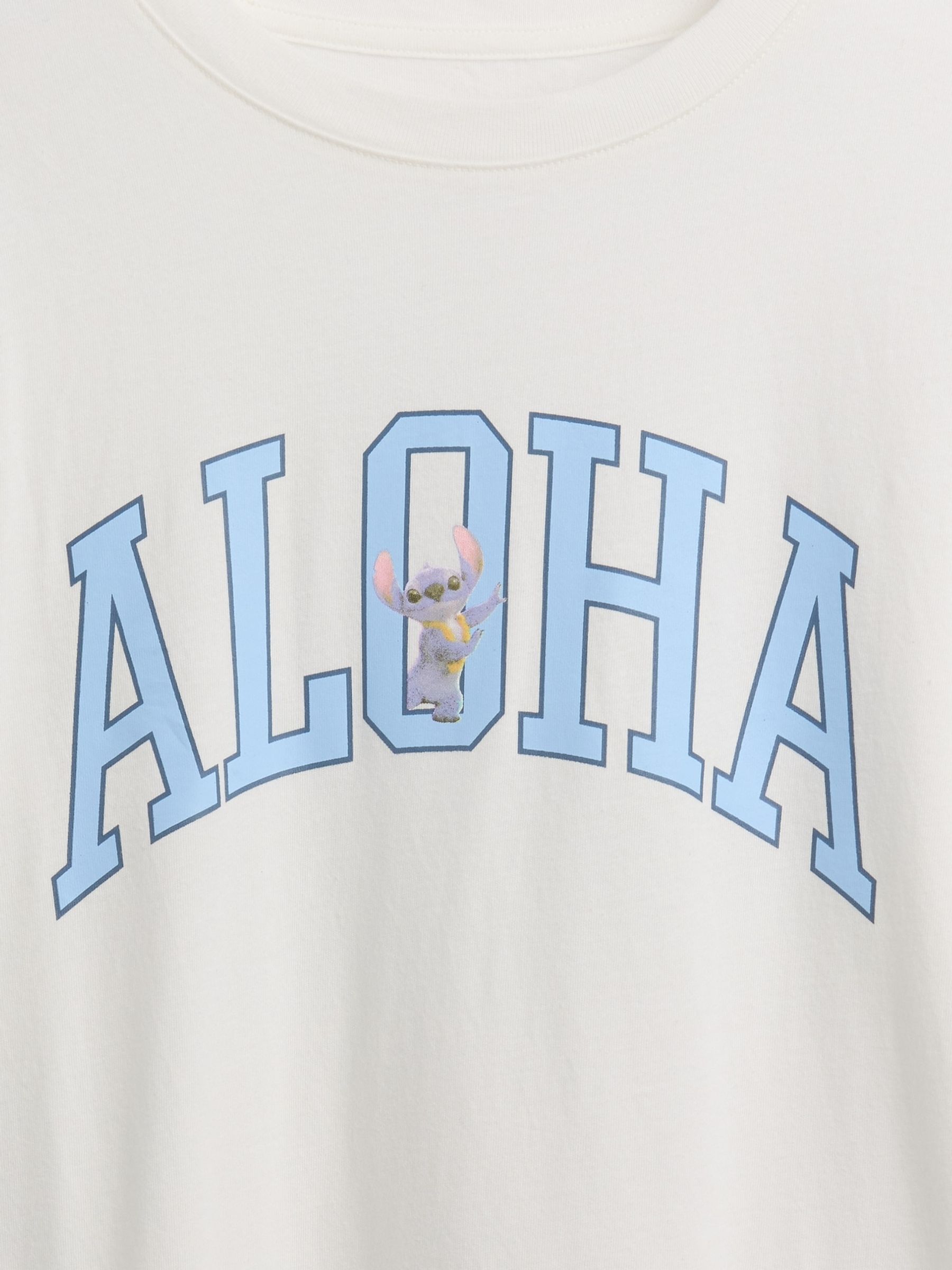 White Disney Oversized Longline T-Shirt - Image 4 of 4